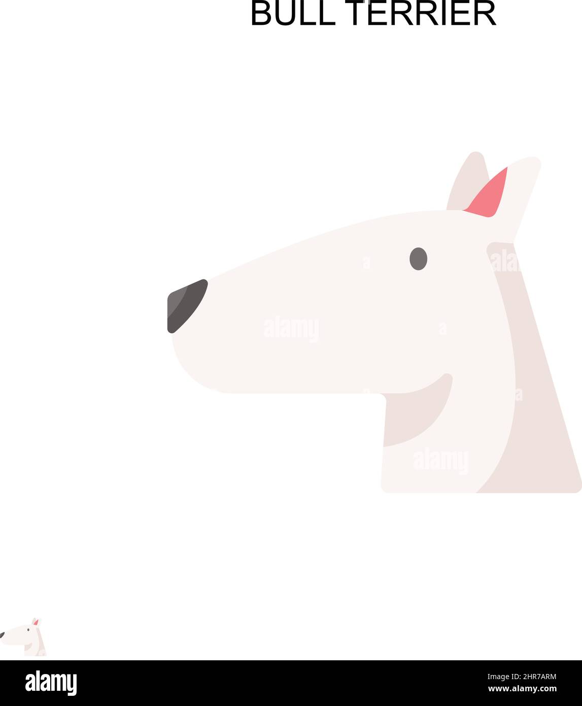 Beautiful english staffordshire bull terrier Stock Vector Images - Alamy