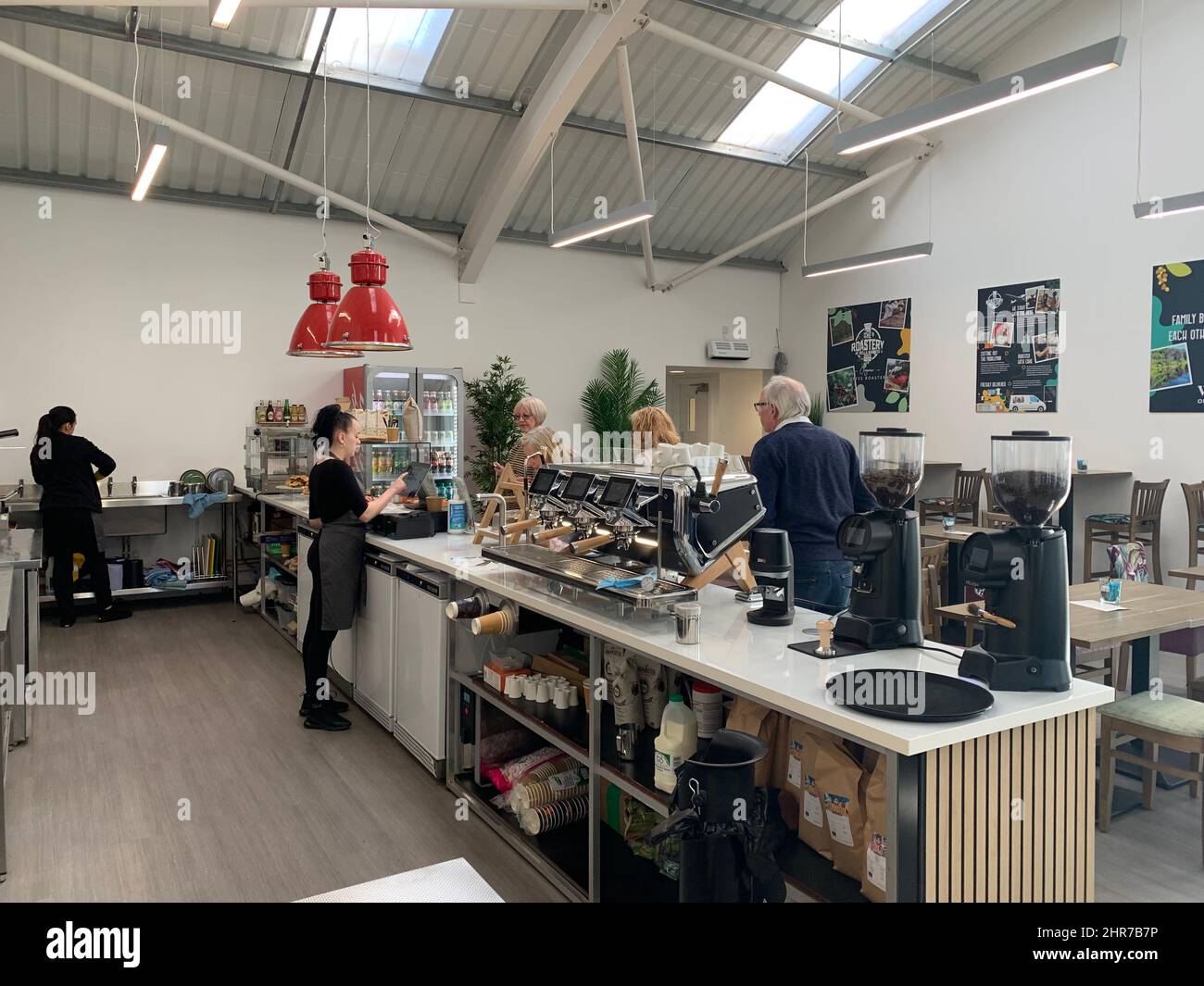 Whites Farm shop restaurant in Earls Barton Northamptonshire Stock