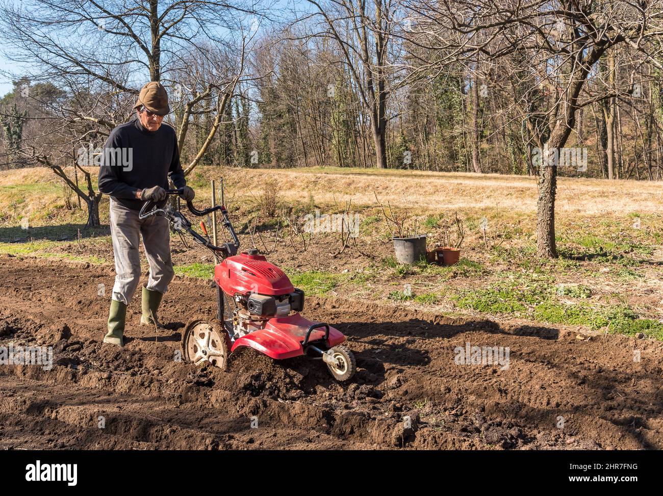 Rotavator tiller hires stock photography and images Alamy