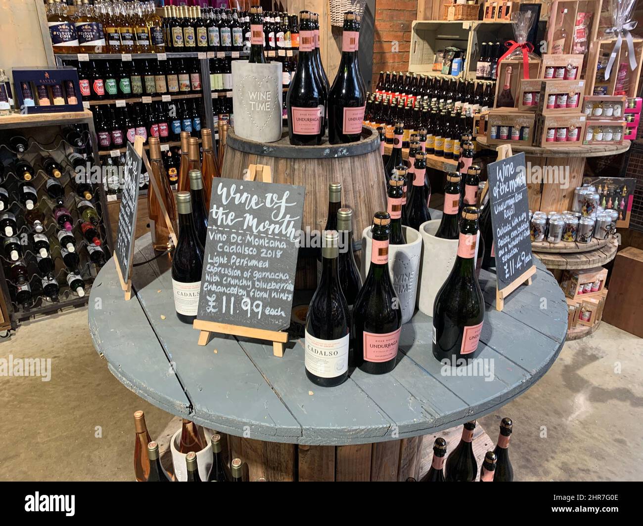 The Rack England Wine in Farndon Fields farm shop Market Harborough Leicestershire ...