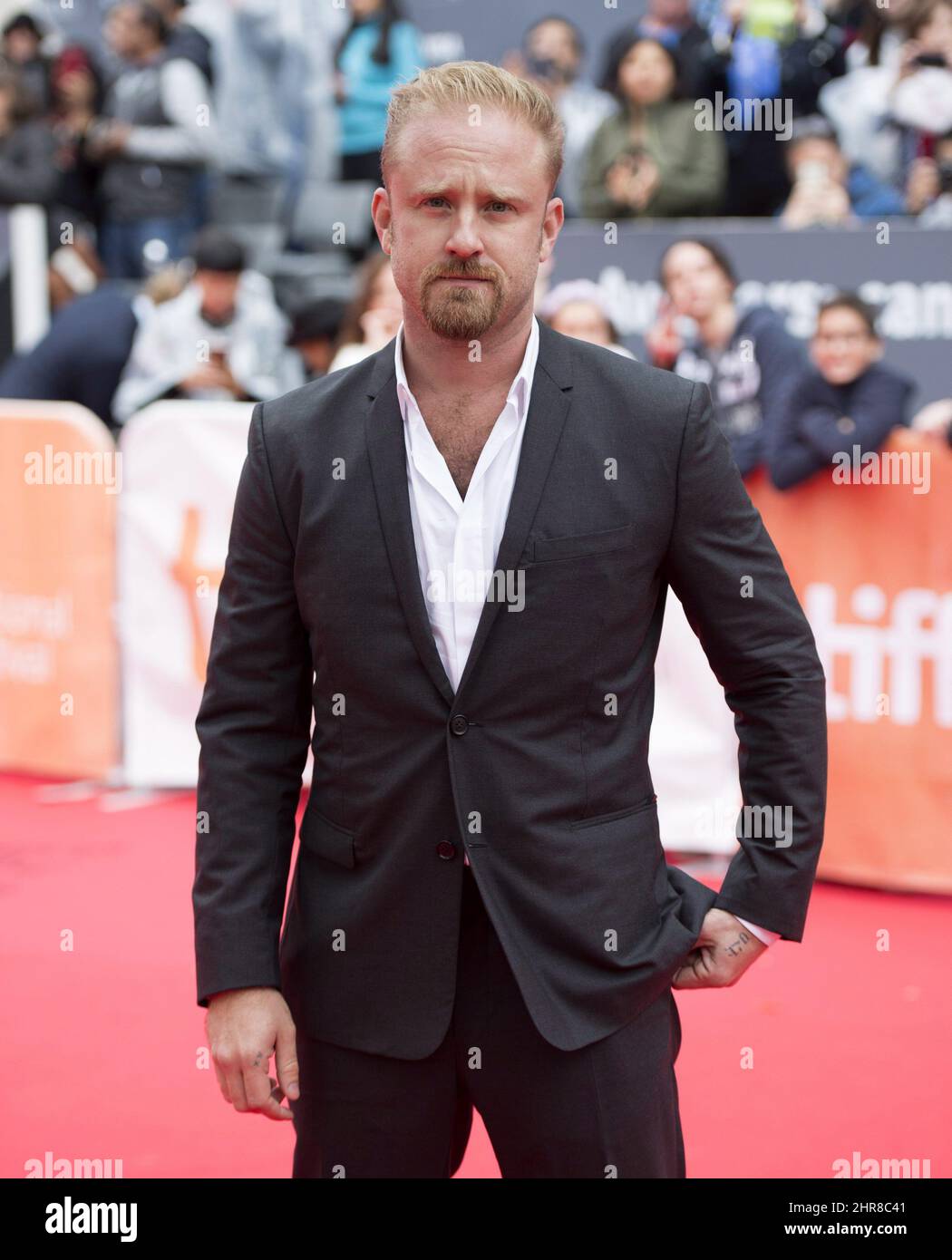 Actor Ben Foster arrives on the red carpet at the gala for the film ...
