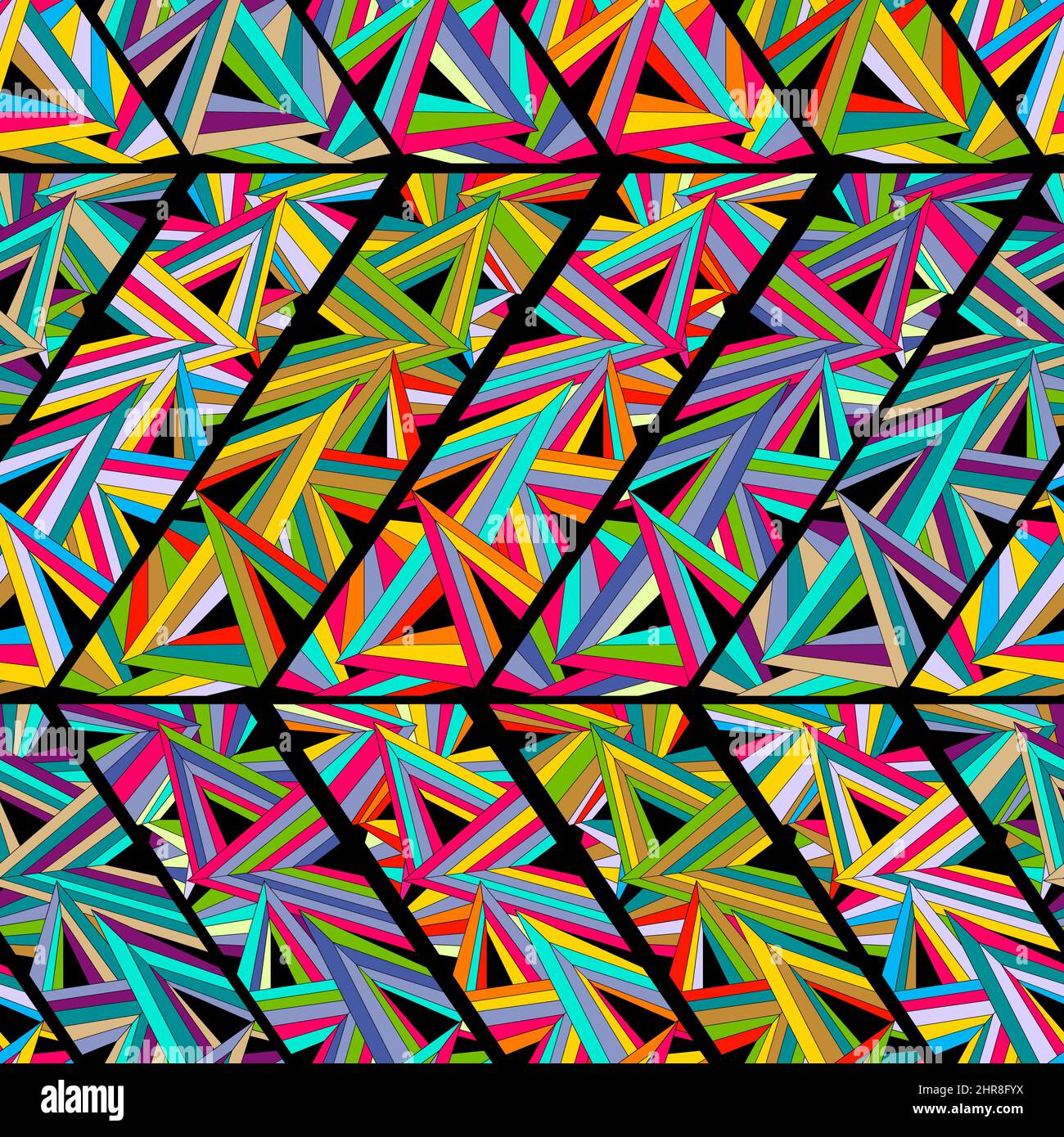 Seamless background with geometric pattern. Shape triangles Stock ...