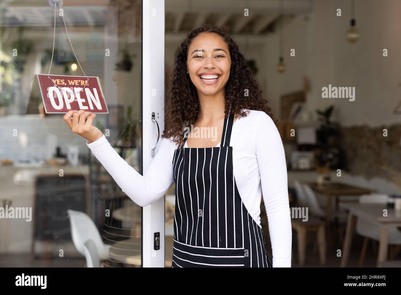 Cute shop open sign hi-res stock photography and images - Alamy
