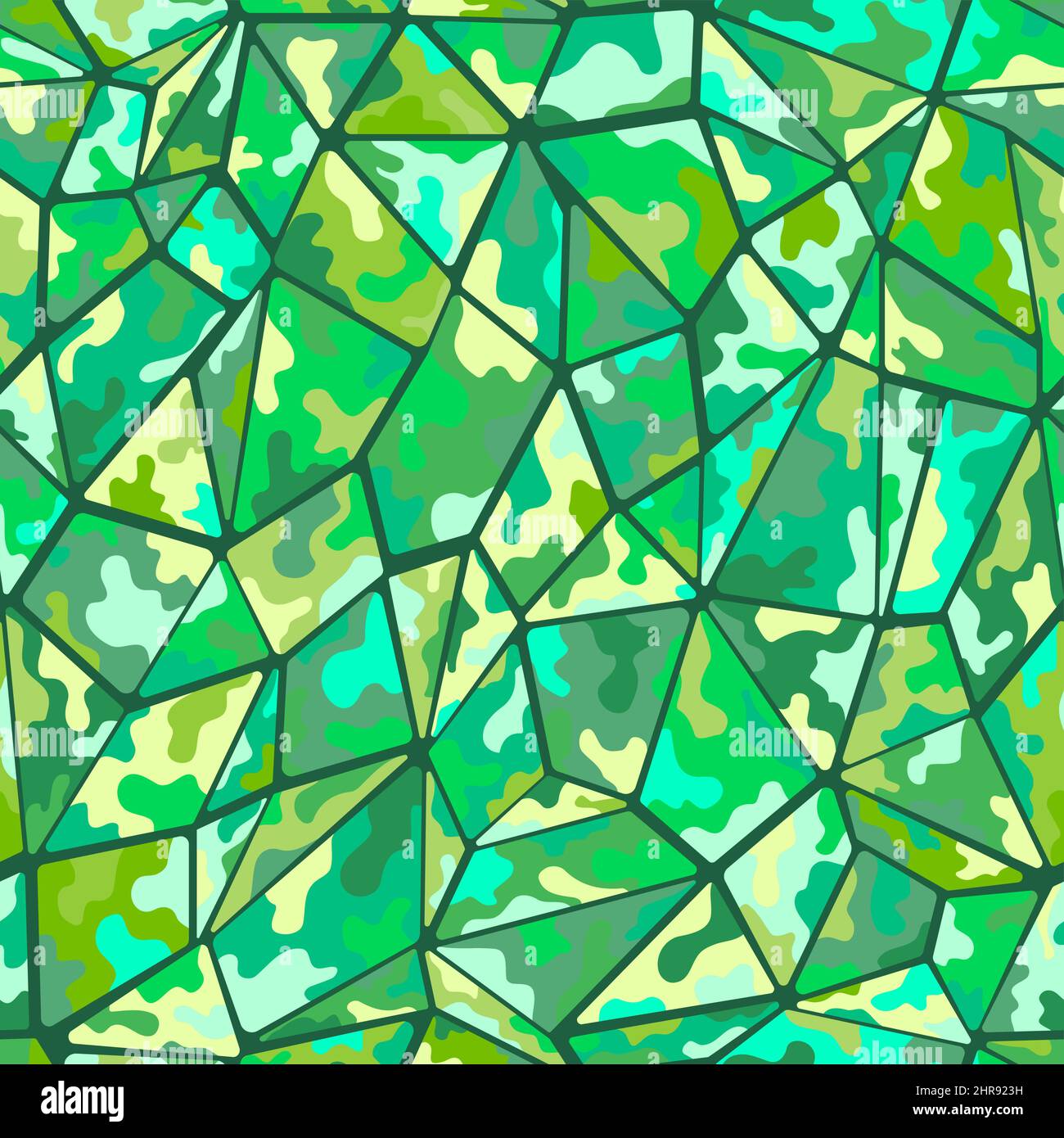Seamless background of geometric shapes. Freehand illustration Stock ...