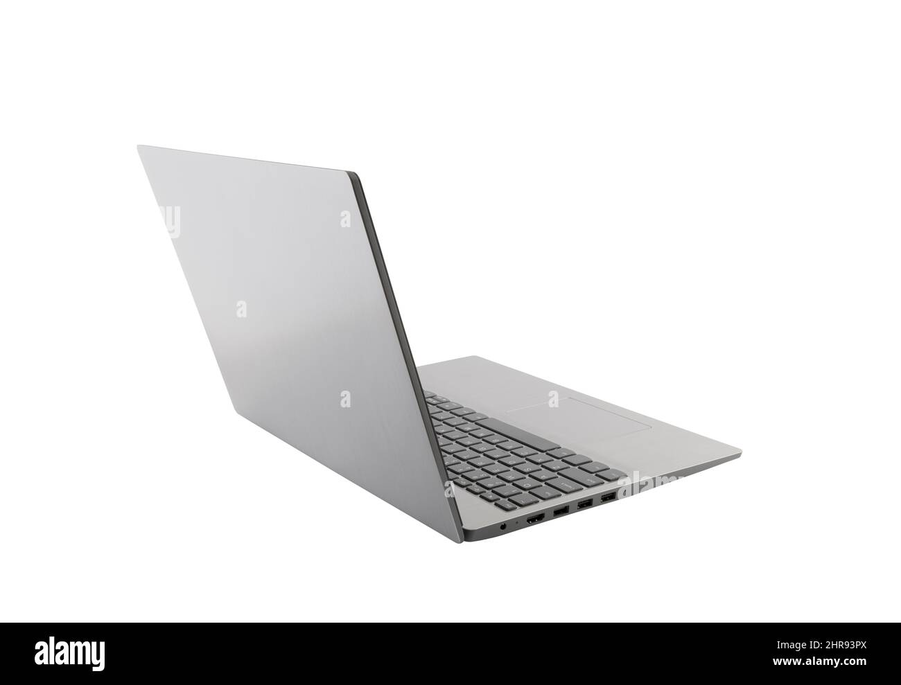 Laptop isolated on white background with clipping path Stock Photo