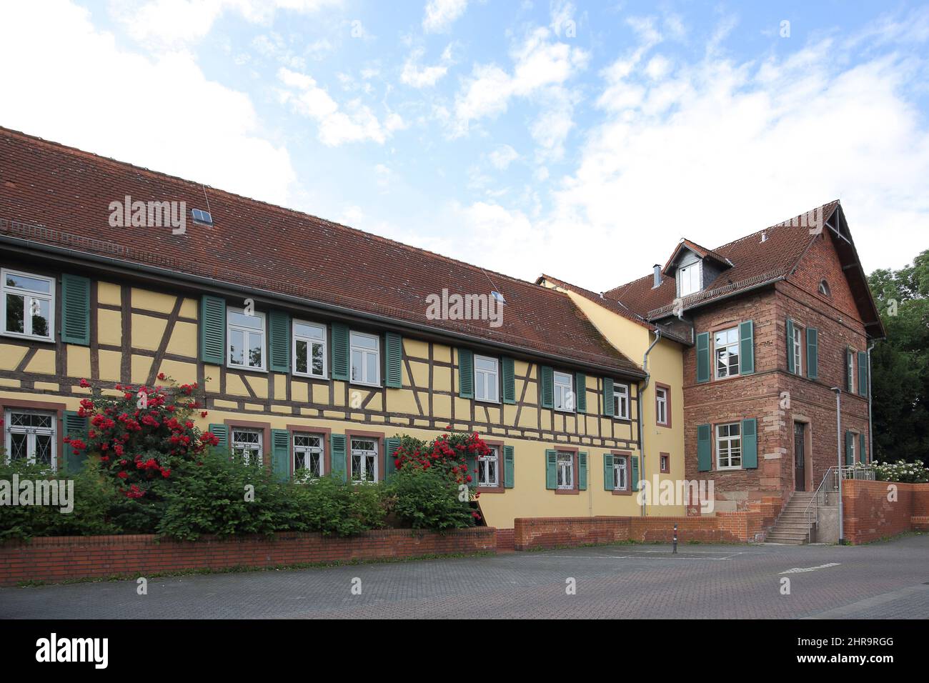 Alter Posthof, Hattersheim im Taunus, Hesse, Germany Stock Photo
