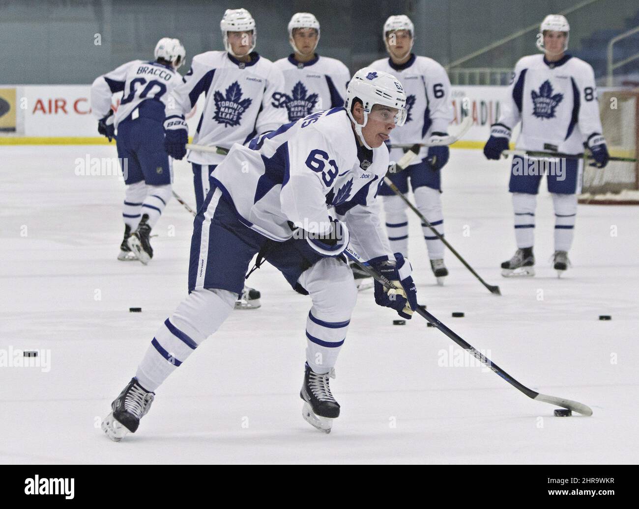 Toronto Maple Leafs first round draft pick Auston Matthews, centre