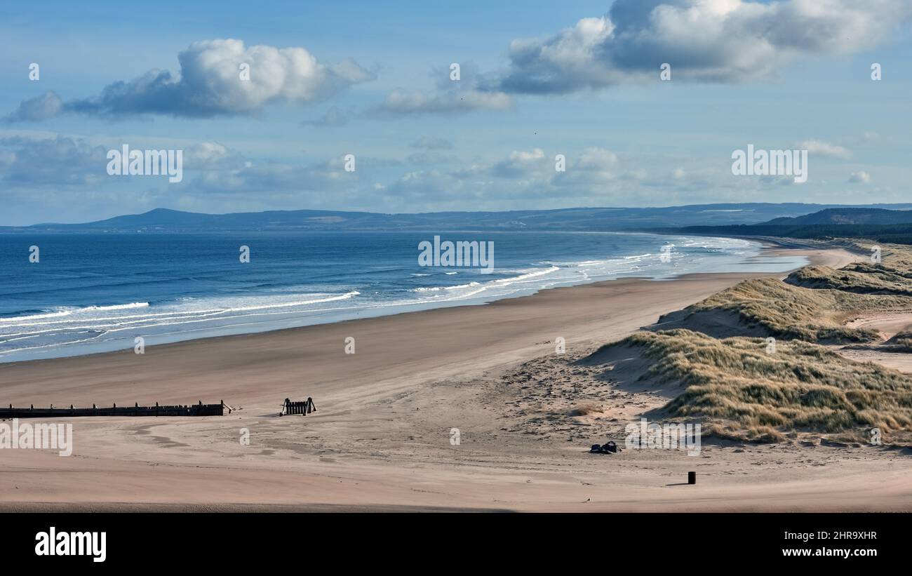 Lossiemouth East Beach Stock Photo