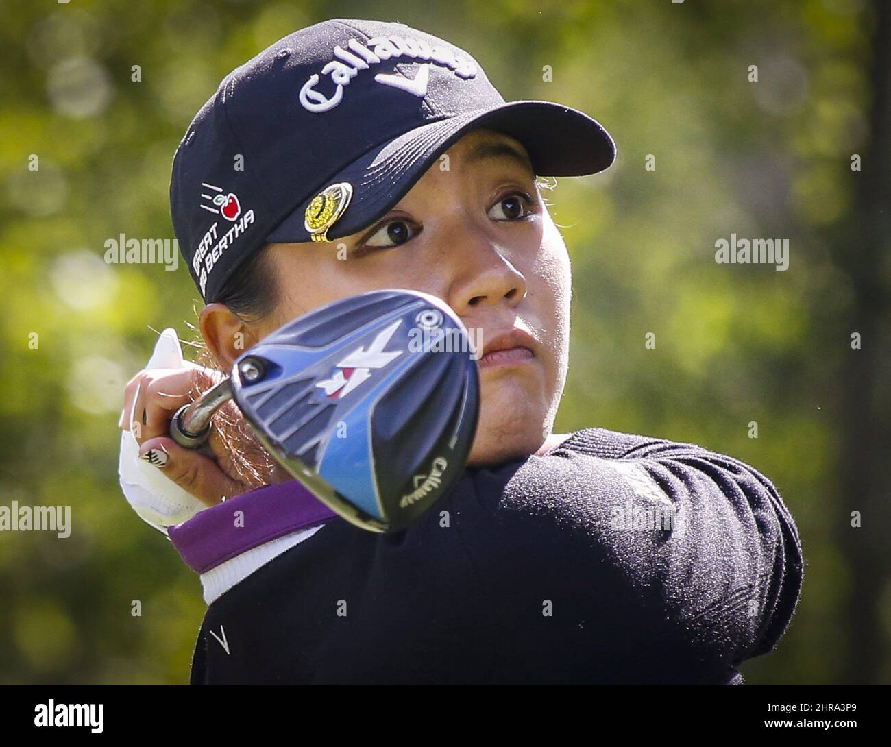 New Zealand's Lydia Ko hits a tee shot during the first round at the ...