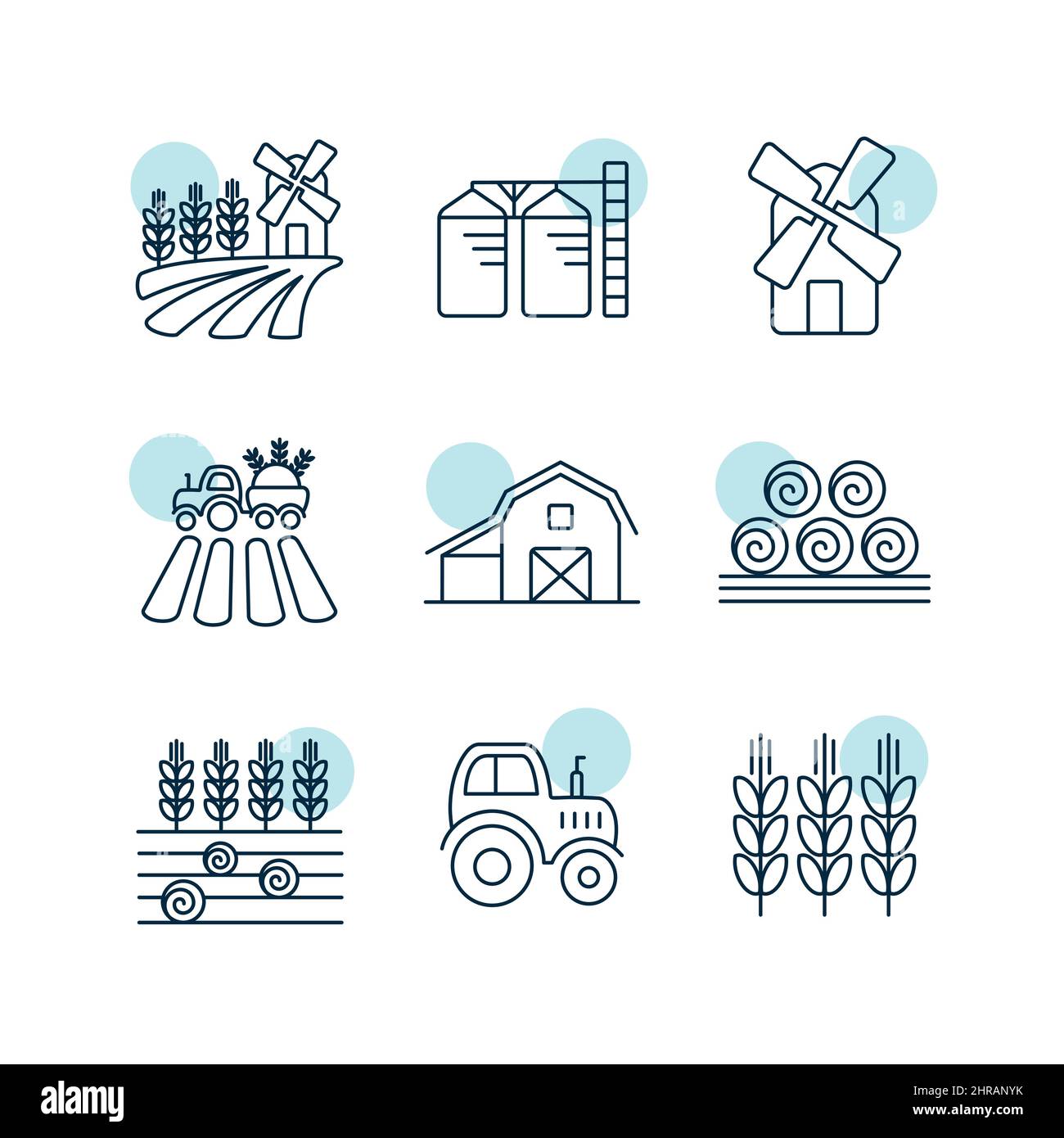 Farm Field isolated icon. Agriculture sign. Graph symbol for your web ...