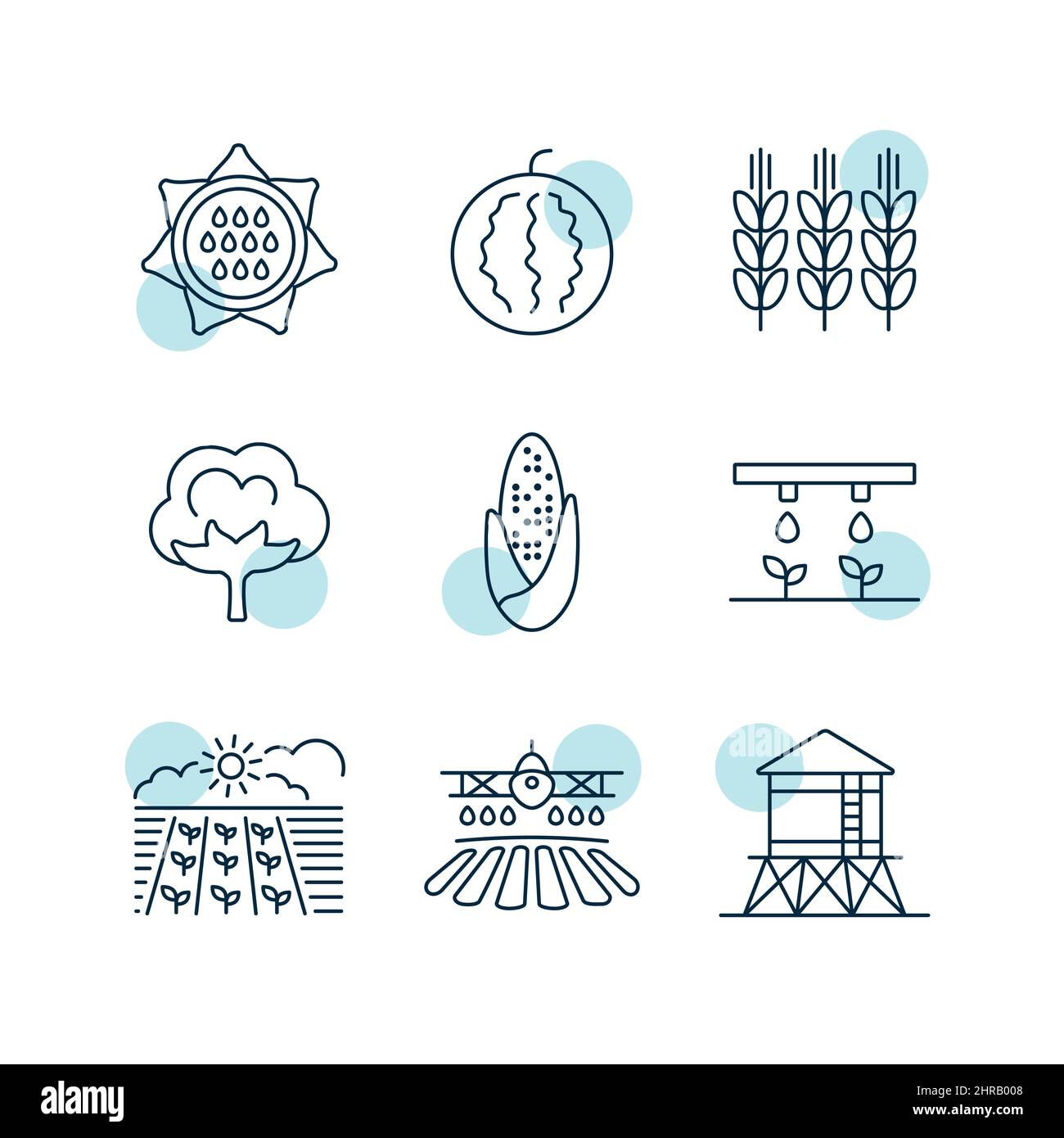 Farm Field isolated icon. Agriculture sign. Graph symbol for your web ...