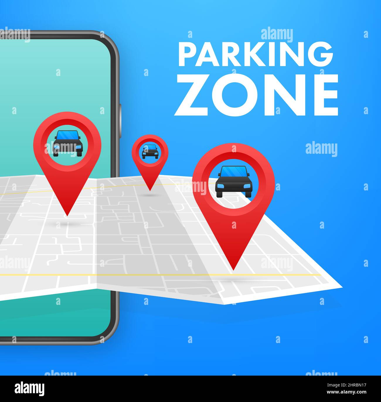 Parking sign, Parking zone map pin. Street road sign. Car park icon