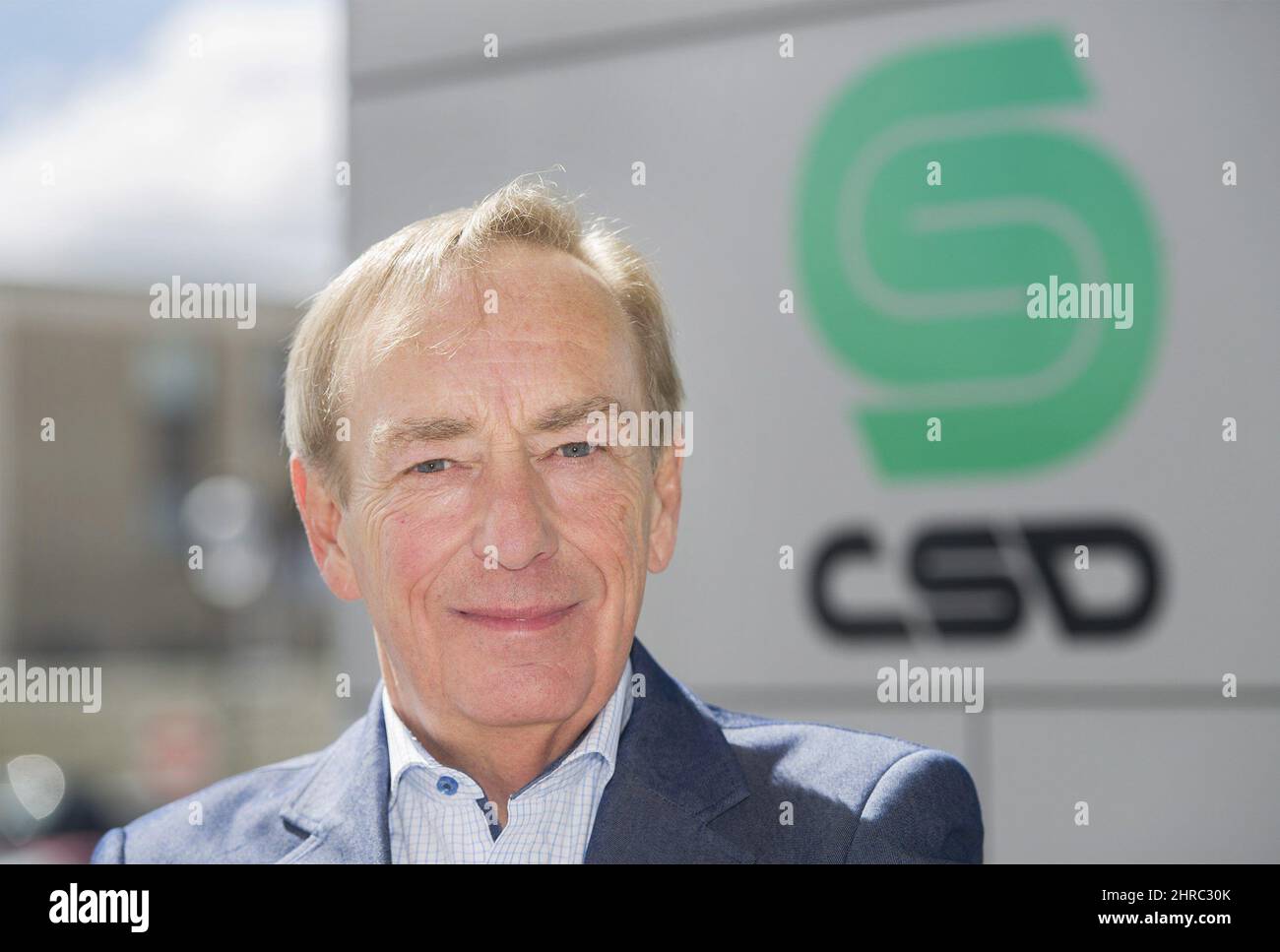CSD union President FranvÃŸois Vaudreuil poses at their offices in