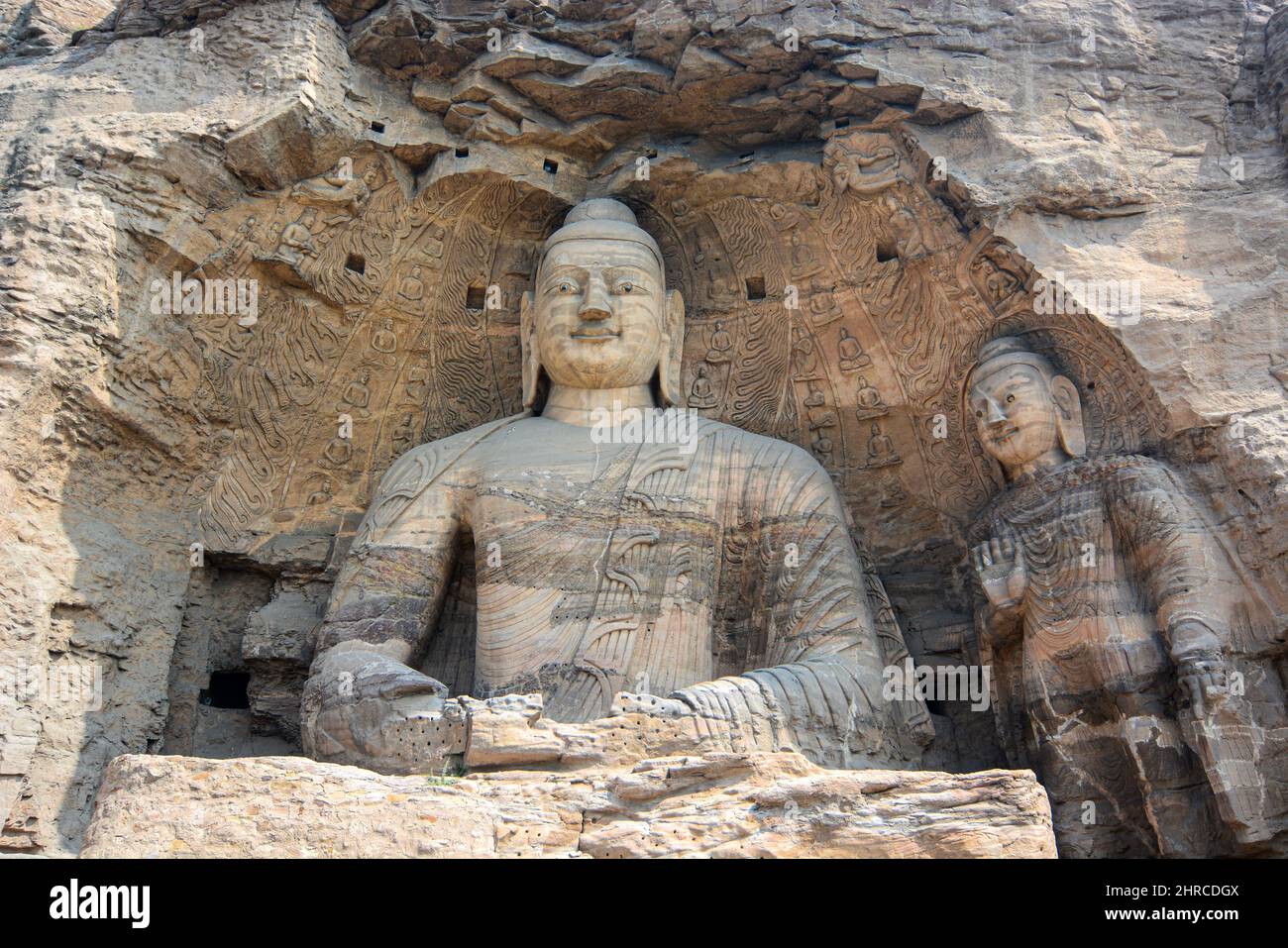 Buddha statues in Yungang Grottoes, Datong City, China Stock Photo Alamy
