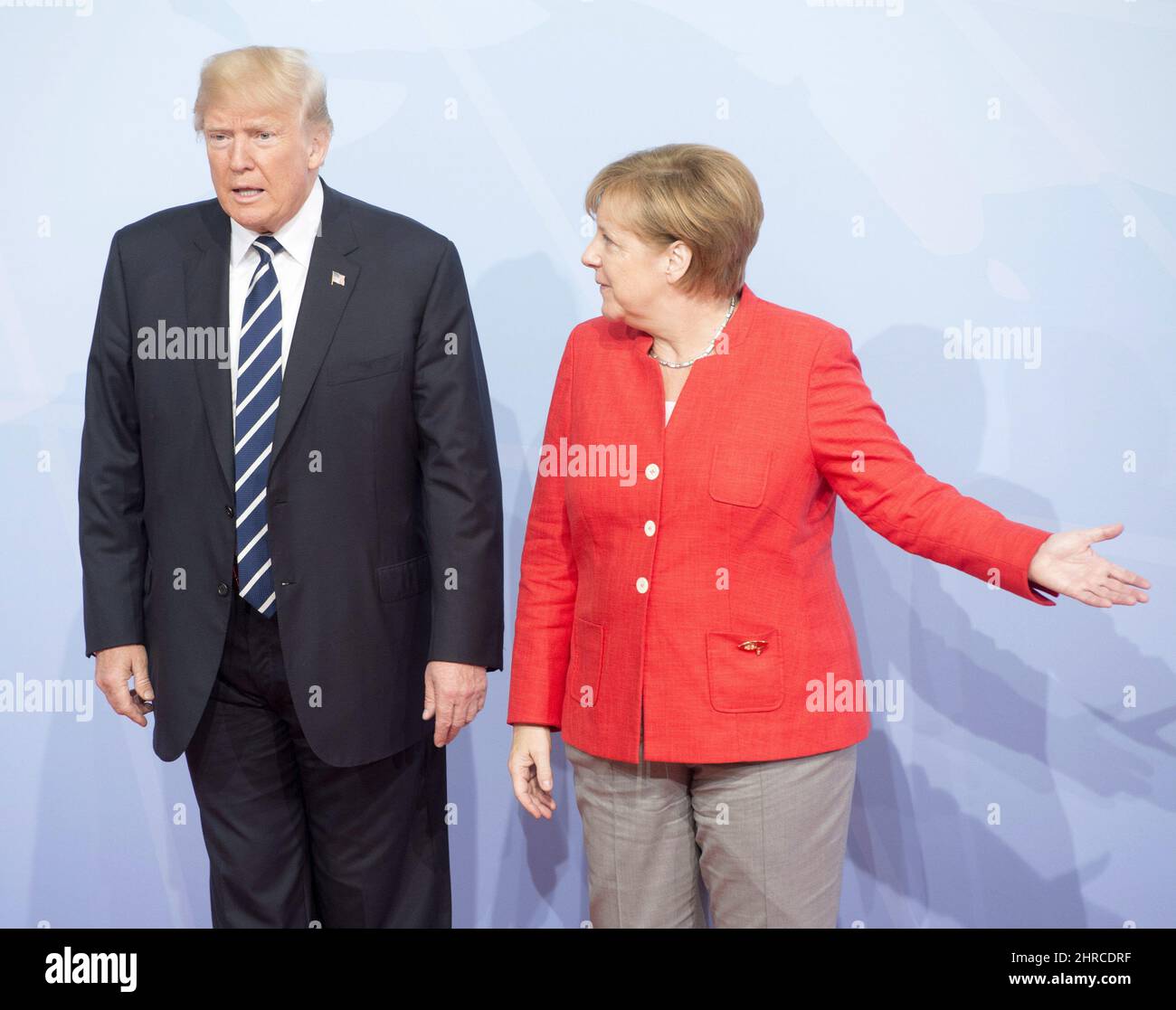 United States President Donald Trump Poses For Photos With German ...