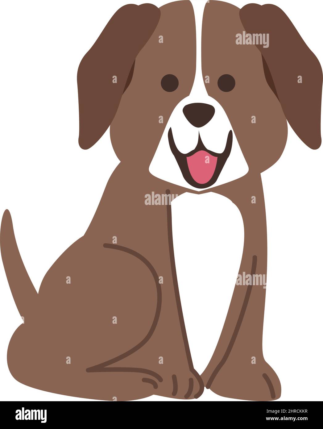 cute little dog Stock Vector Image & Art - Alamy