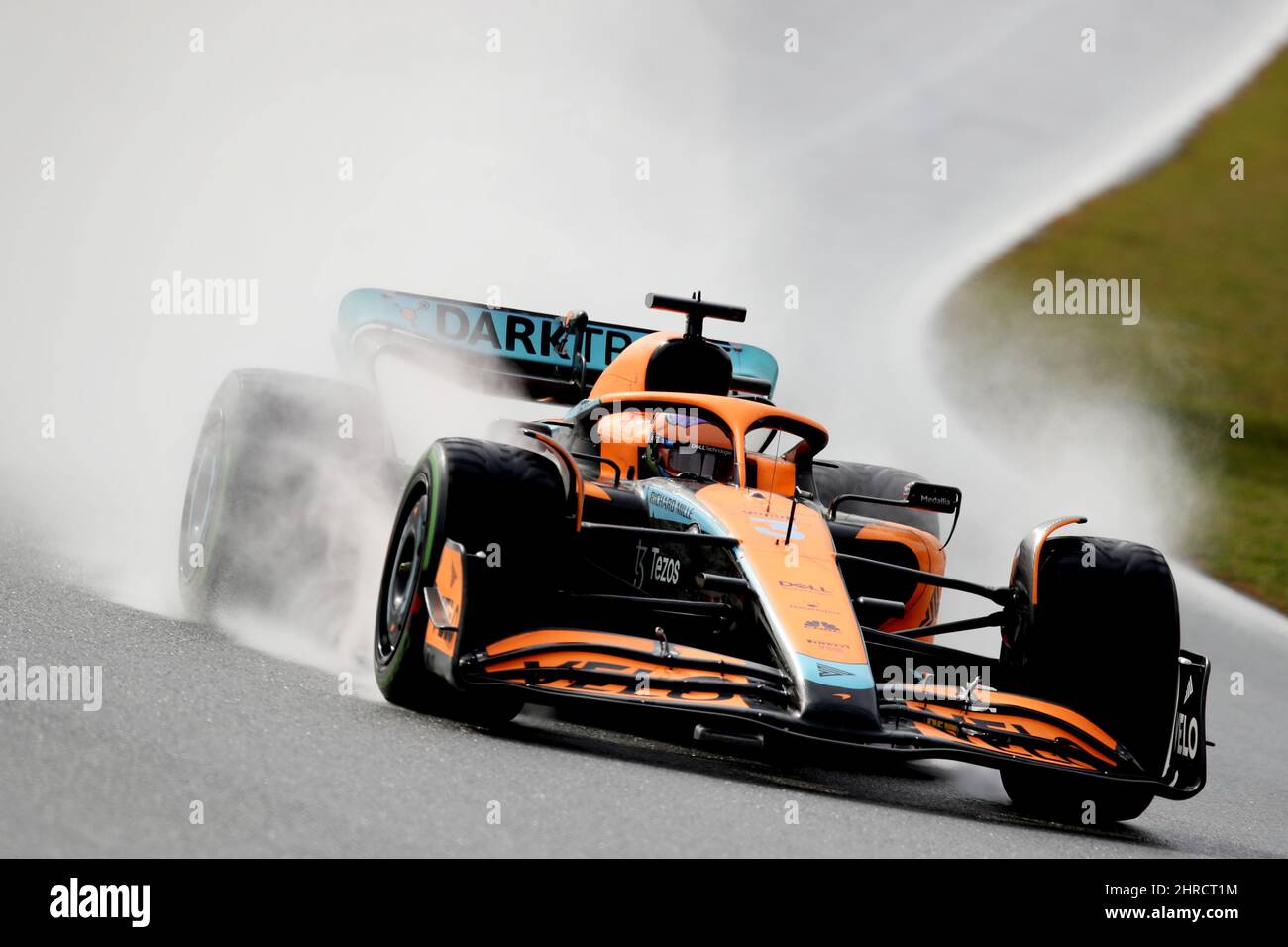 Barcelona, Spain. 25th Feb, 2022. Daniel Ricciardo (AUS) McLaren MCL36. Formula One Testing, Day 3, Friday 25th February 2022