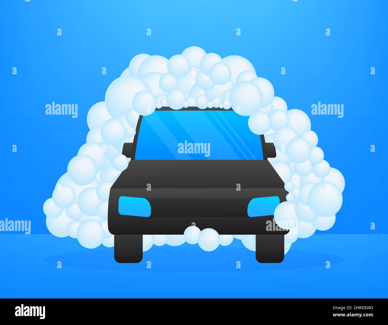 Car wash service stock vector. Illustration of motor - 32483991