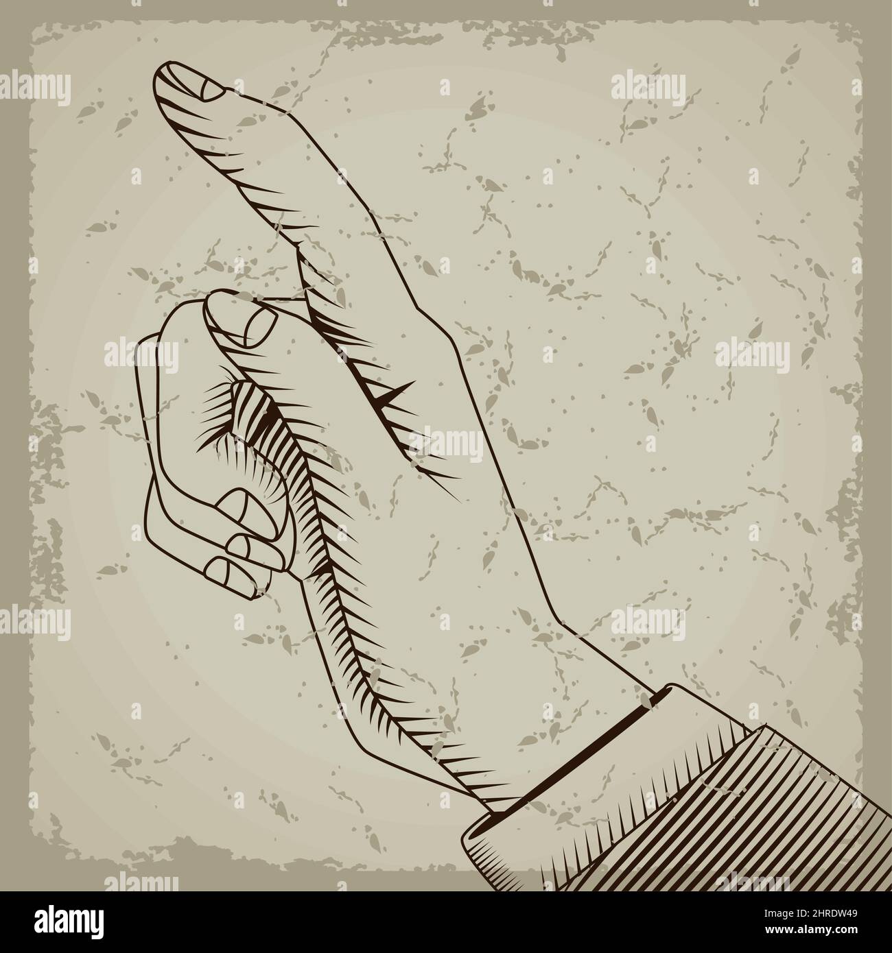 finger point rustic poster Stock Vector Image & Art - Alamy