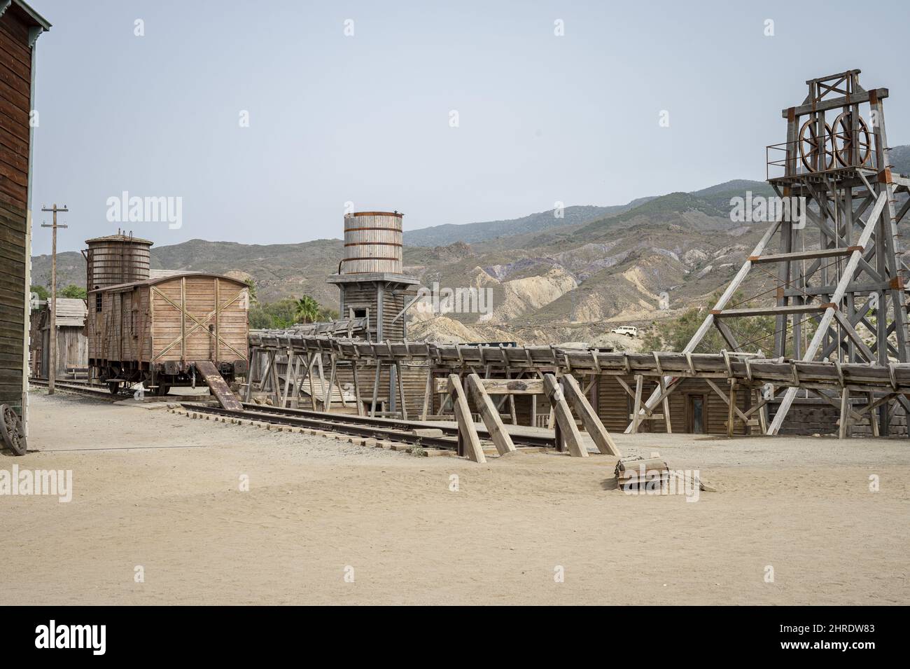 Abandoned water tower ghost town hi-res stock photography and images ...