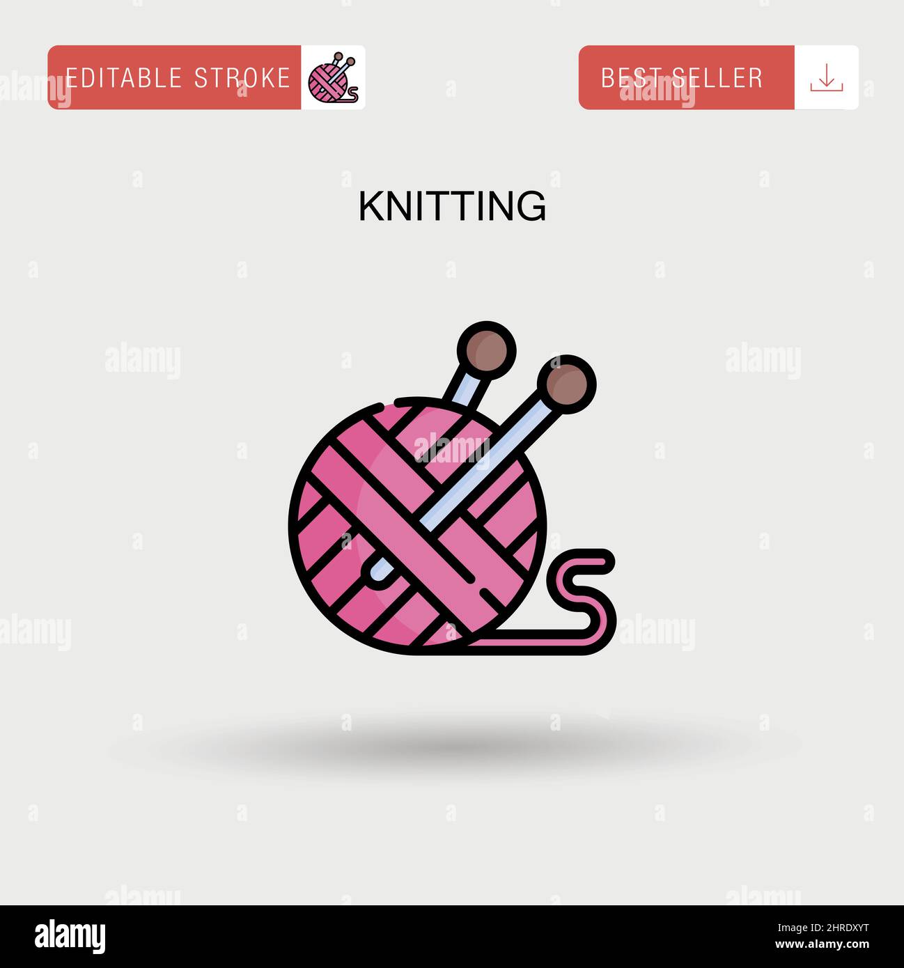 Knitting pattern wool Stock Vector Images Alamy