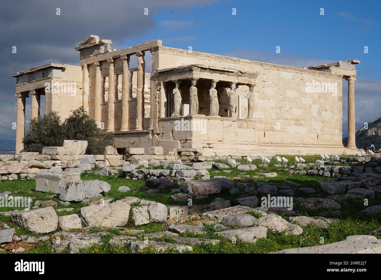 Erechtheion, Athens, Greece Stock Photo