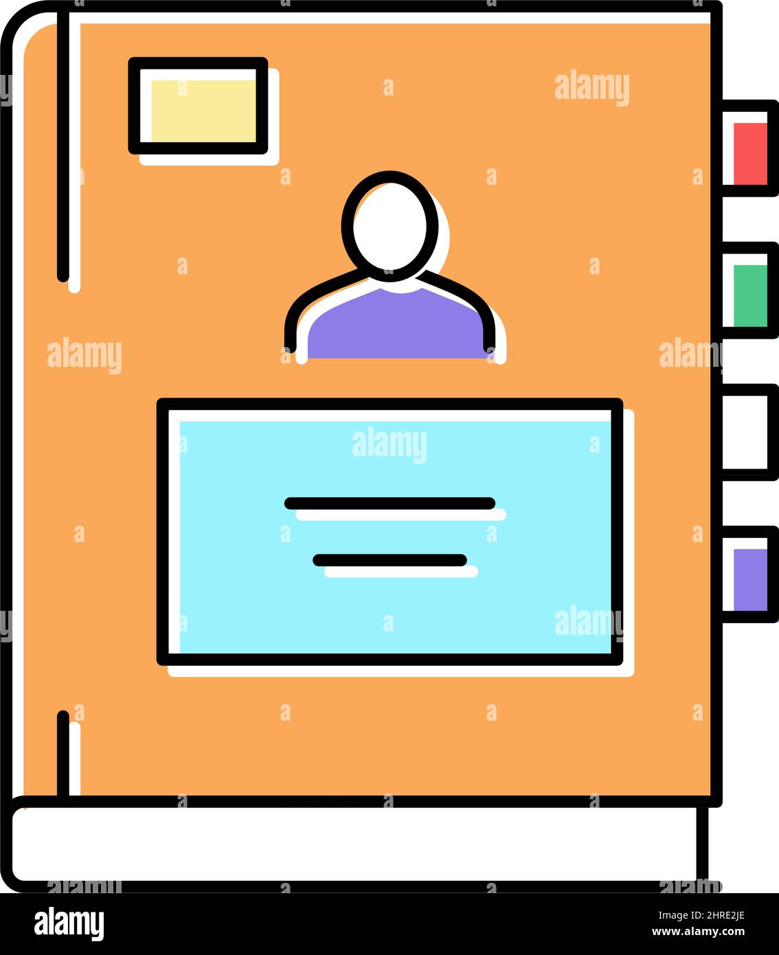 pupil notebook color icon vector illustration Stock Vector Image & Art ...