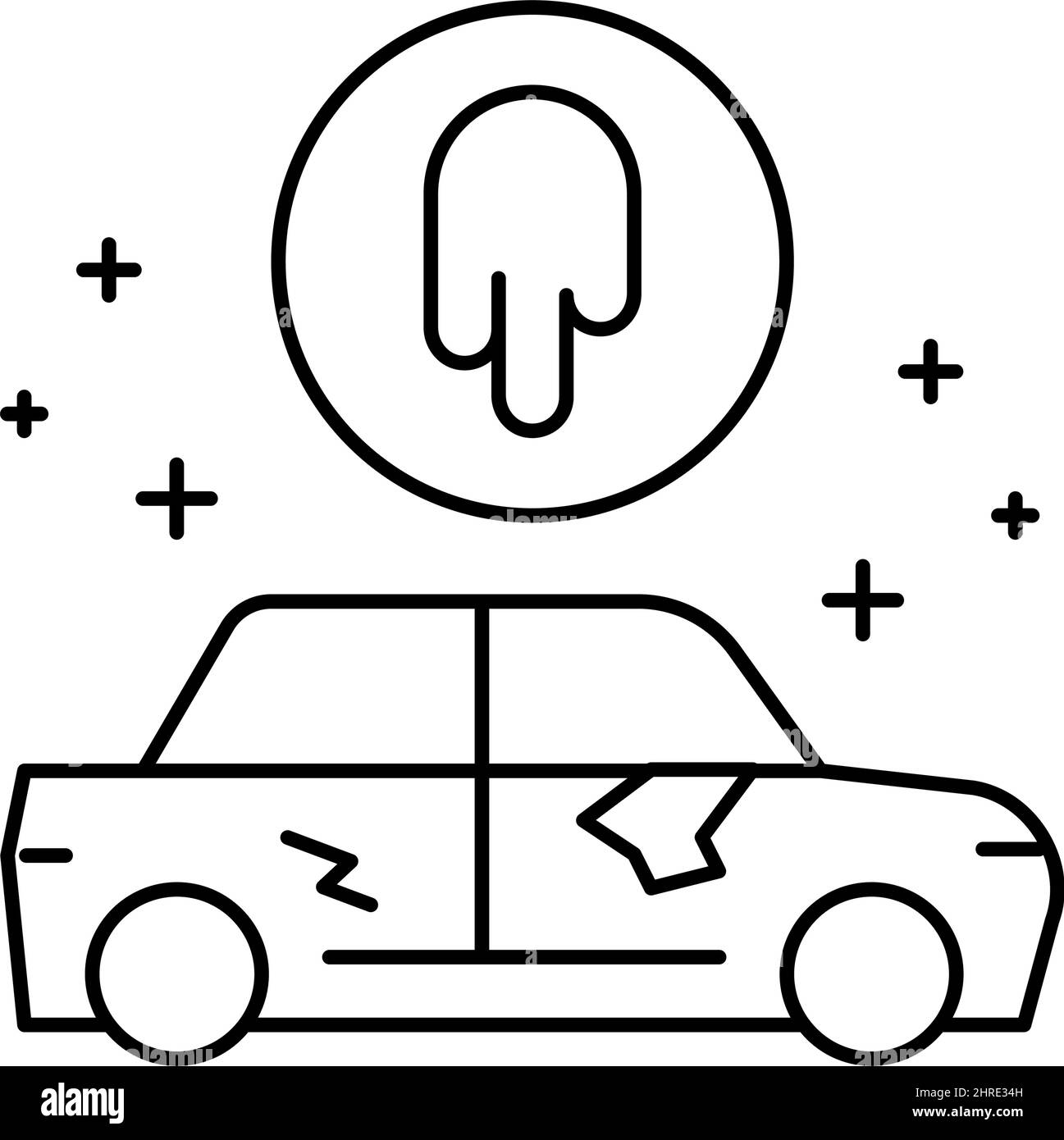 paint repair line icon vector illustration Stock Vector Image & Art Alamy