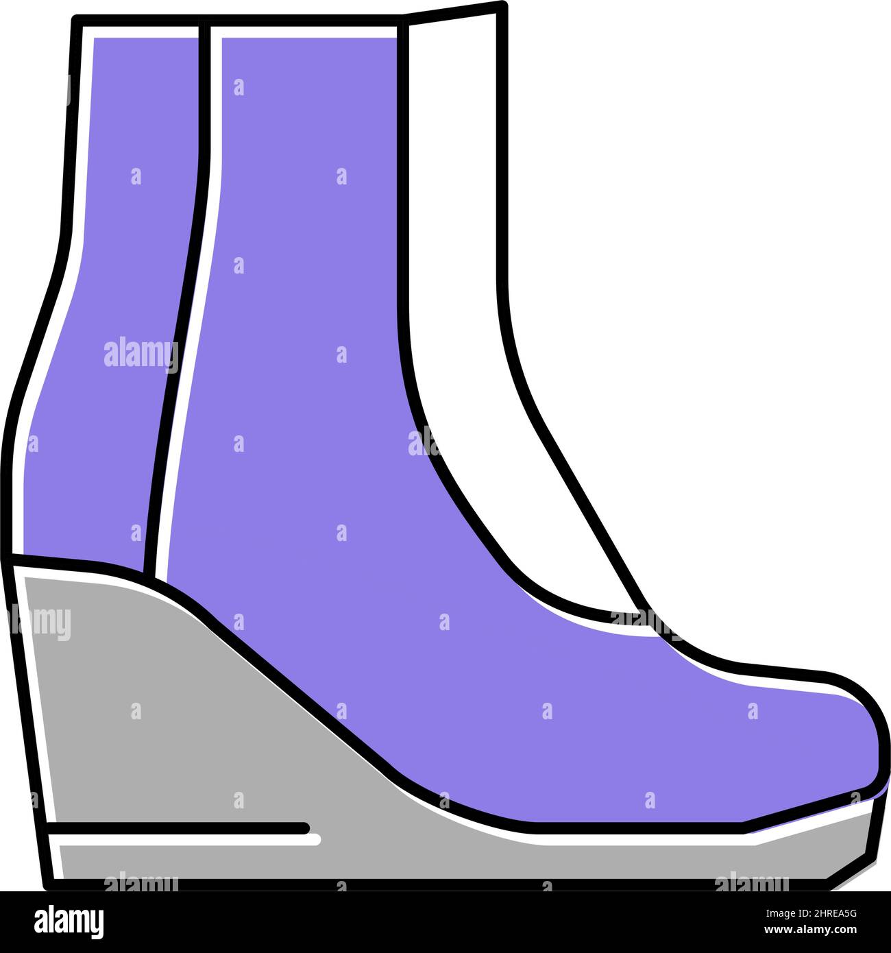 boot model color icon vector color illustration Stock Vector Image ...