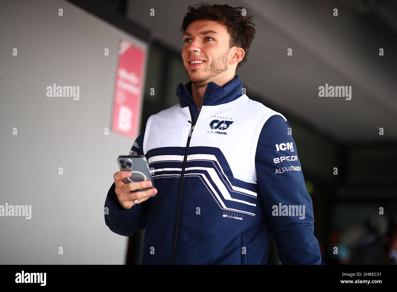 10 Pierre Gasly Alpha Tauri Honda during the winter testing days