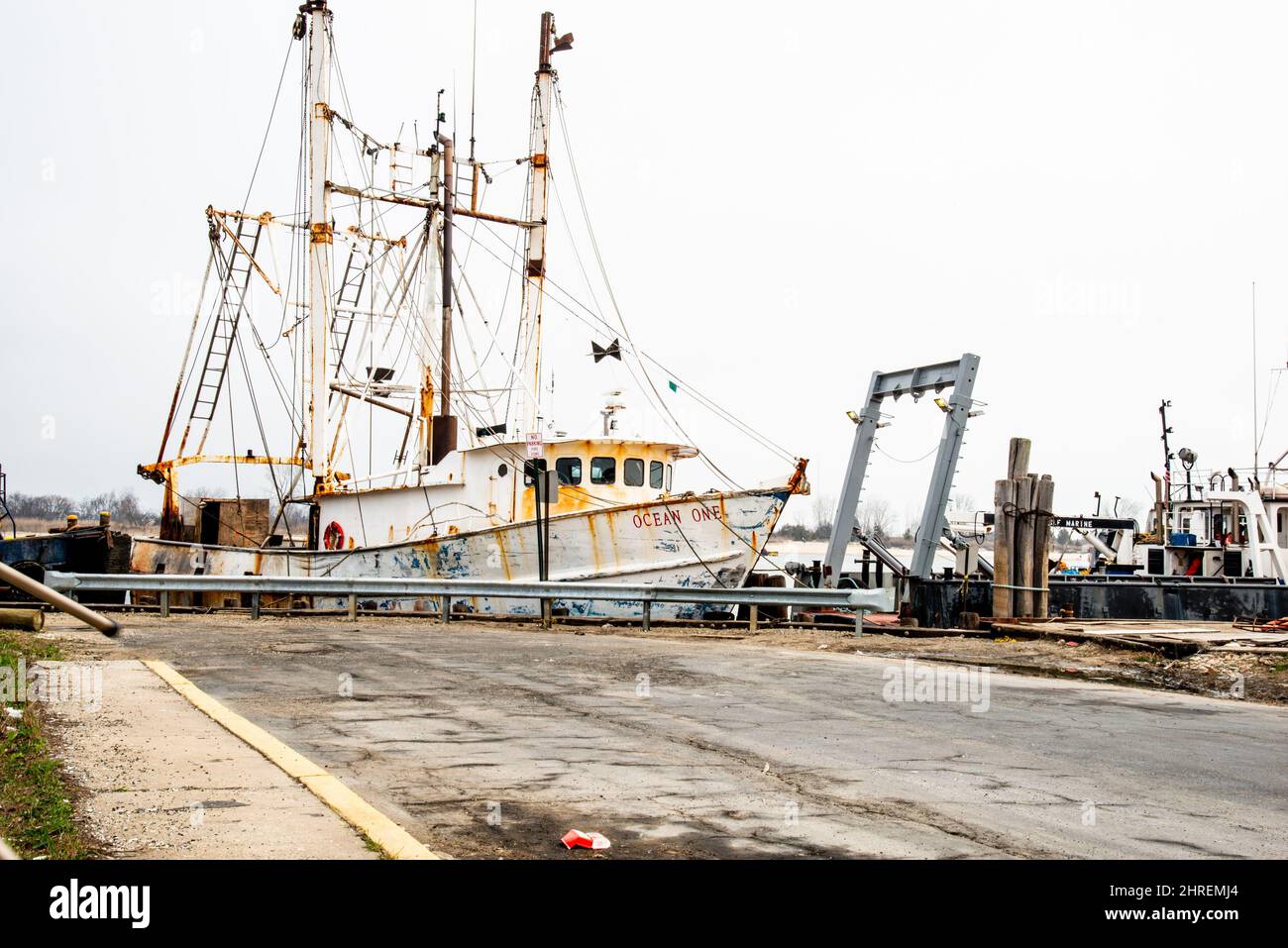 Commercial Fishing Boat Stock Photo Alamy