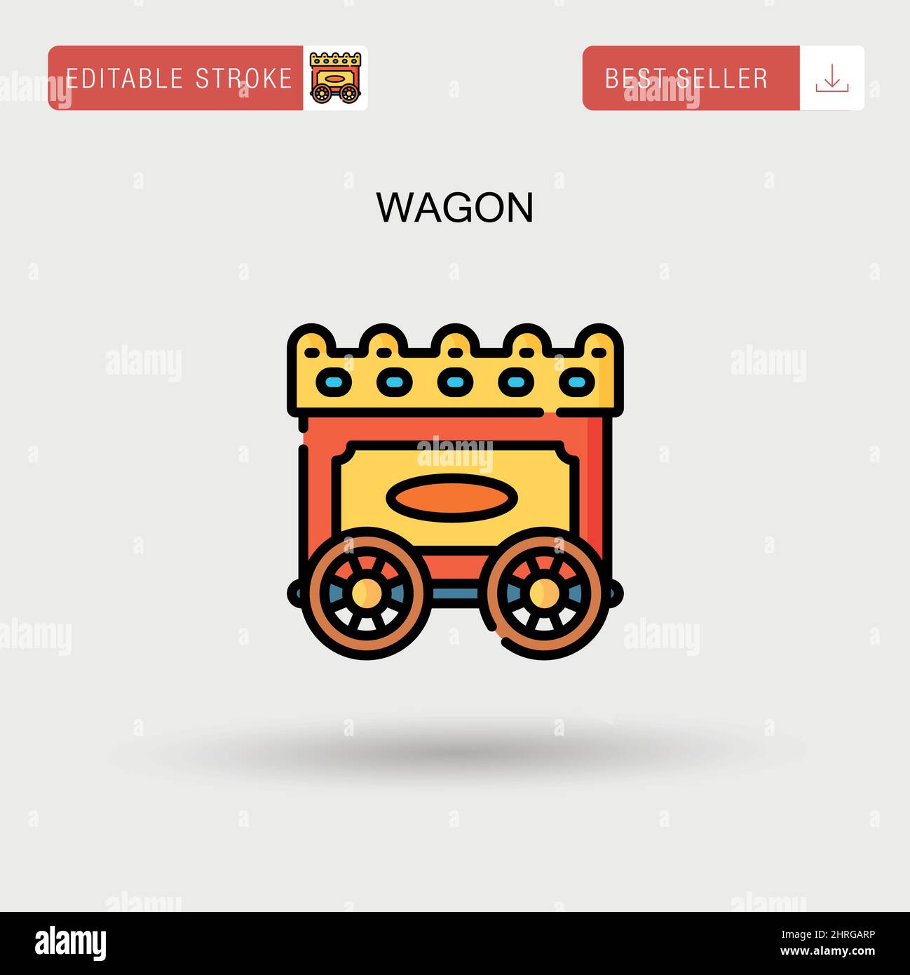 American covered wagon Stock Vector Images Alamy