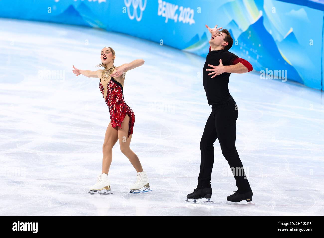 Alexa Knierim & Brandon Frazier (USA), FEBRUARY 18, 2022 Figure