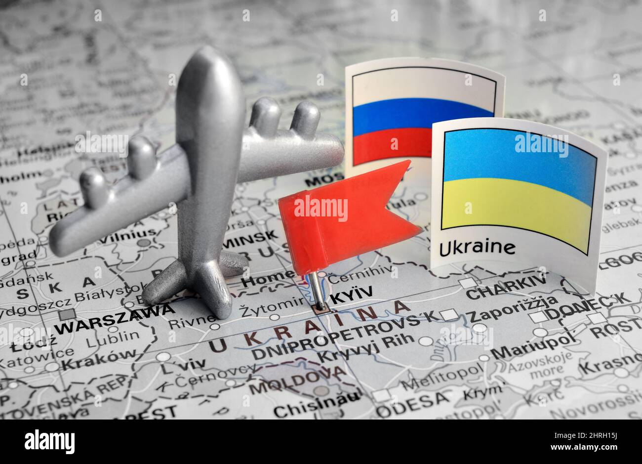 Russia map flag hi-res stock photography and images - Alamy