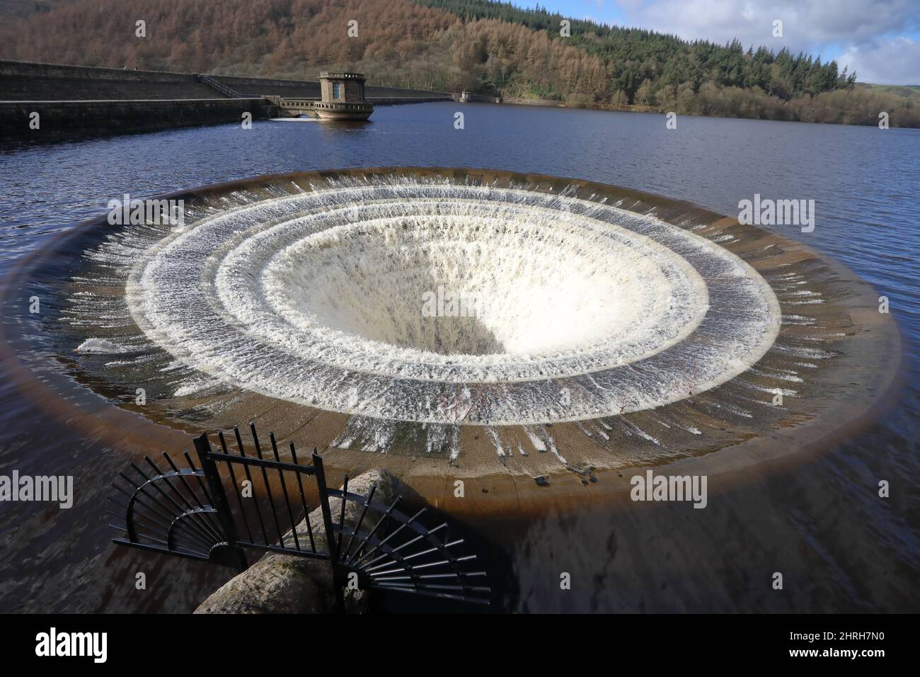 Rt handside (when viewed from the dam) shaft spillway (plug hole) in