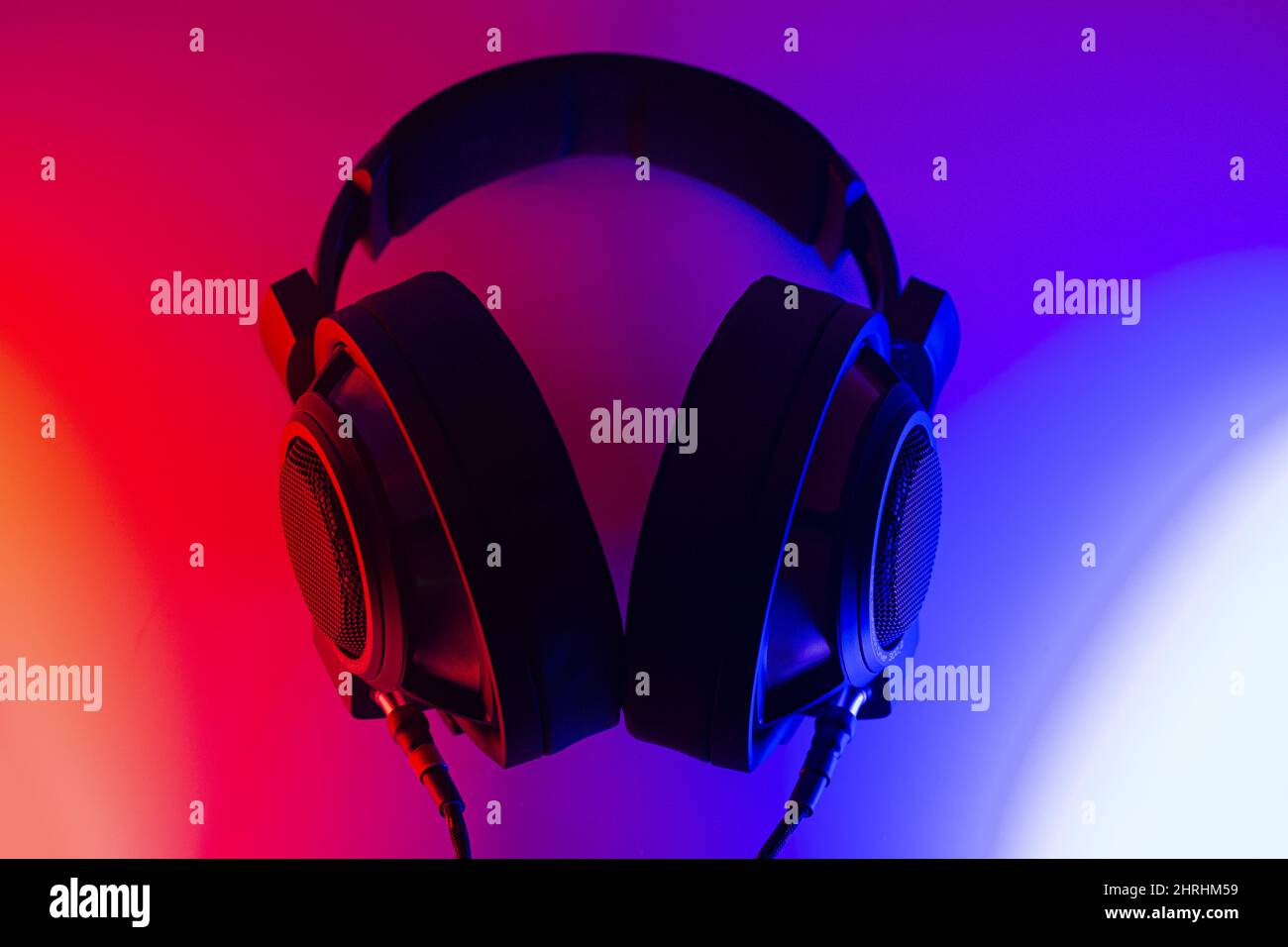 Closeup of HiFi Headphones on a white background Stock Photo - Alamy
