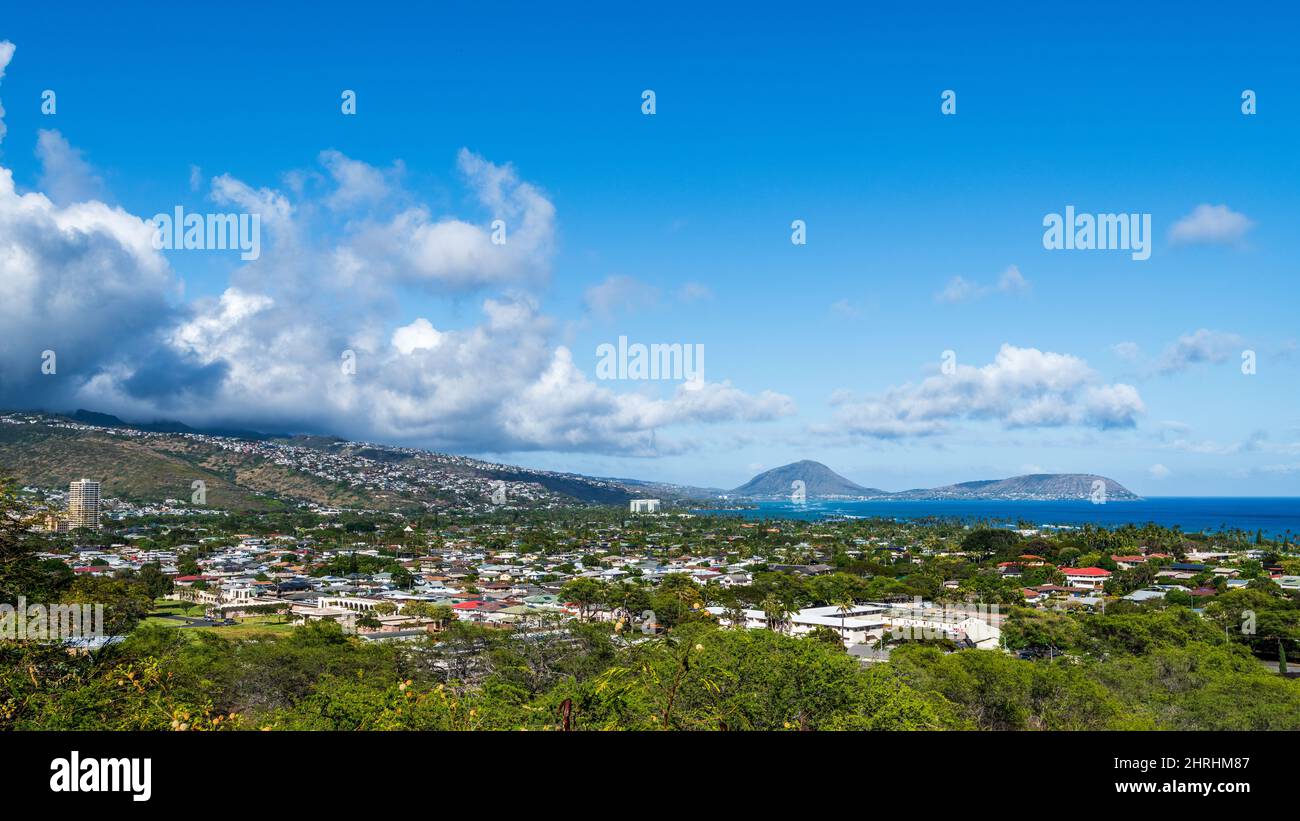 Diamond head hawaii aerial hi-res stock photography and images - Alamy