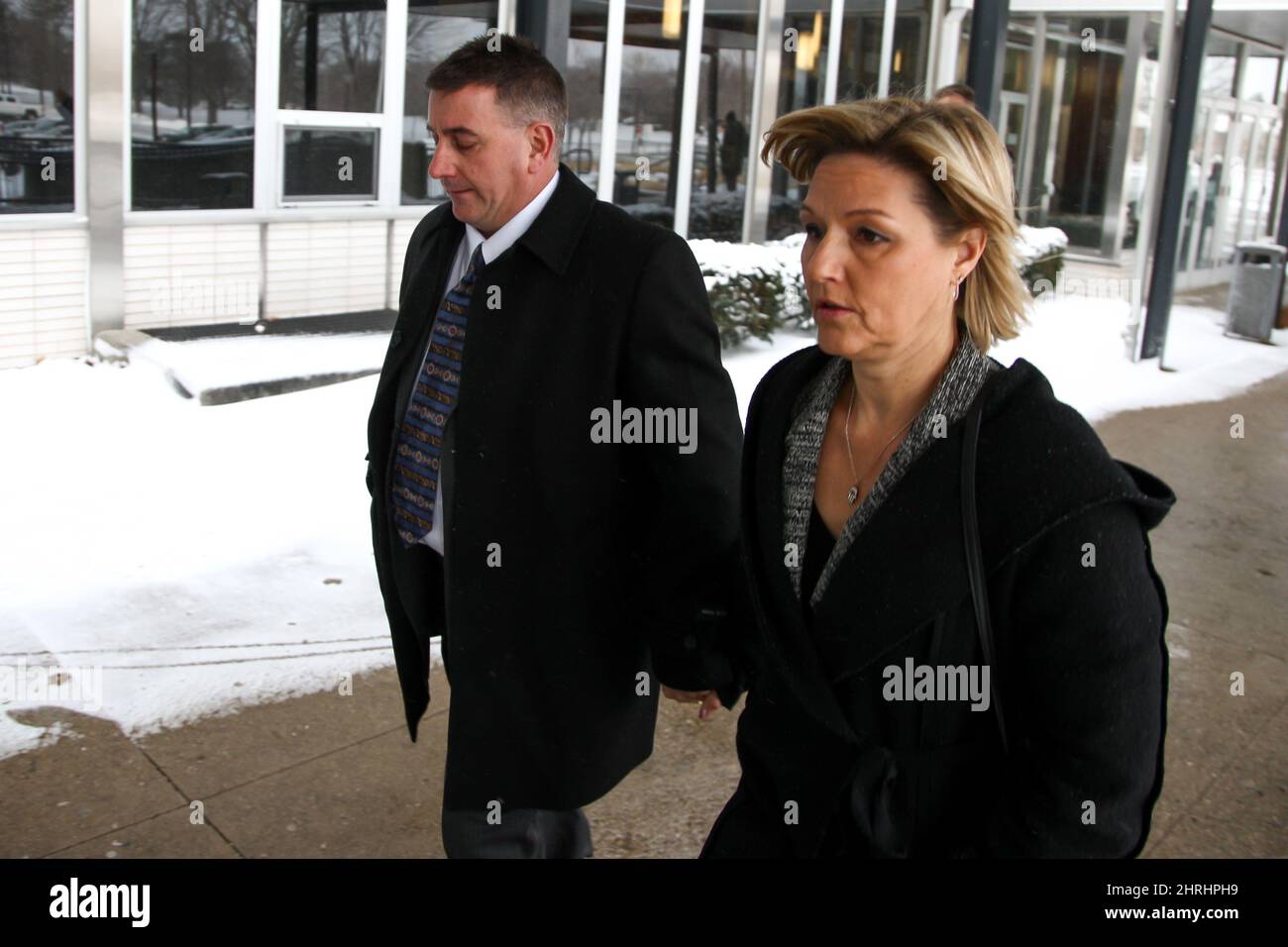 Former Canadian Gymnastics coach Dave Brubaker arrives at the