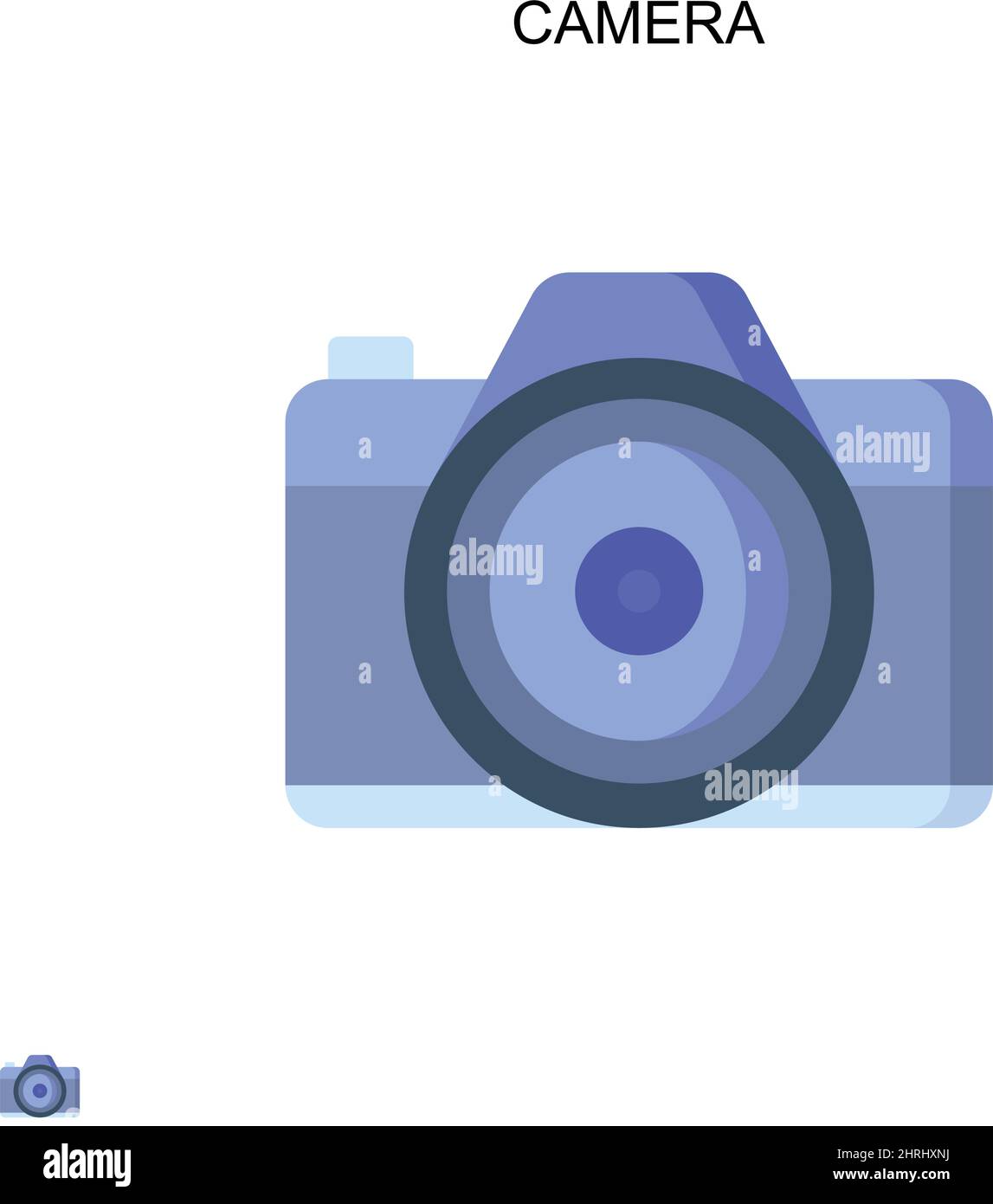 Camera Simple vector icon. Illustration symbol design template for web ...