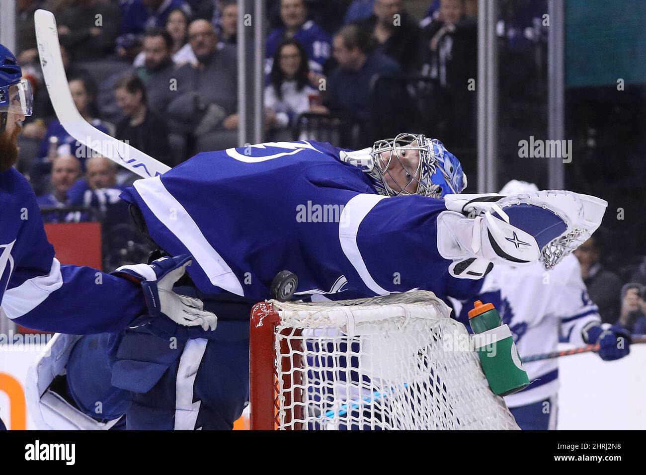 Andrei Vasilevskiy throws gear around in frustration after allowing third  goal with 6-3 lead - Article - Bardown