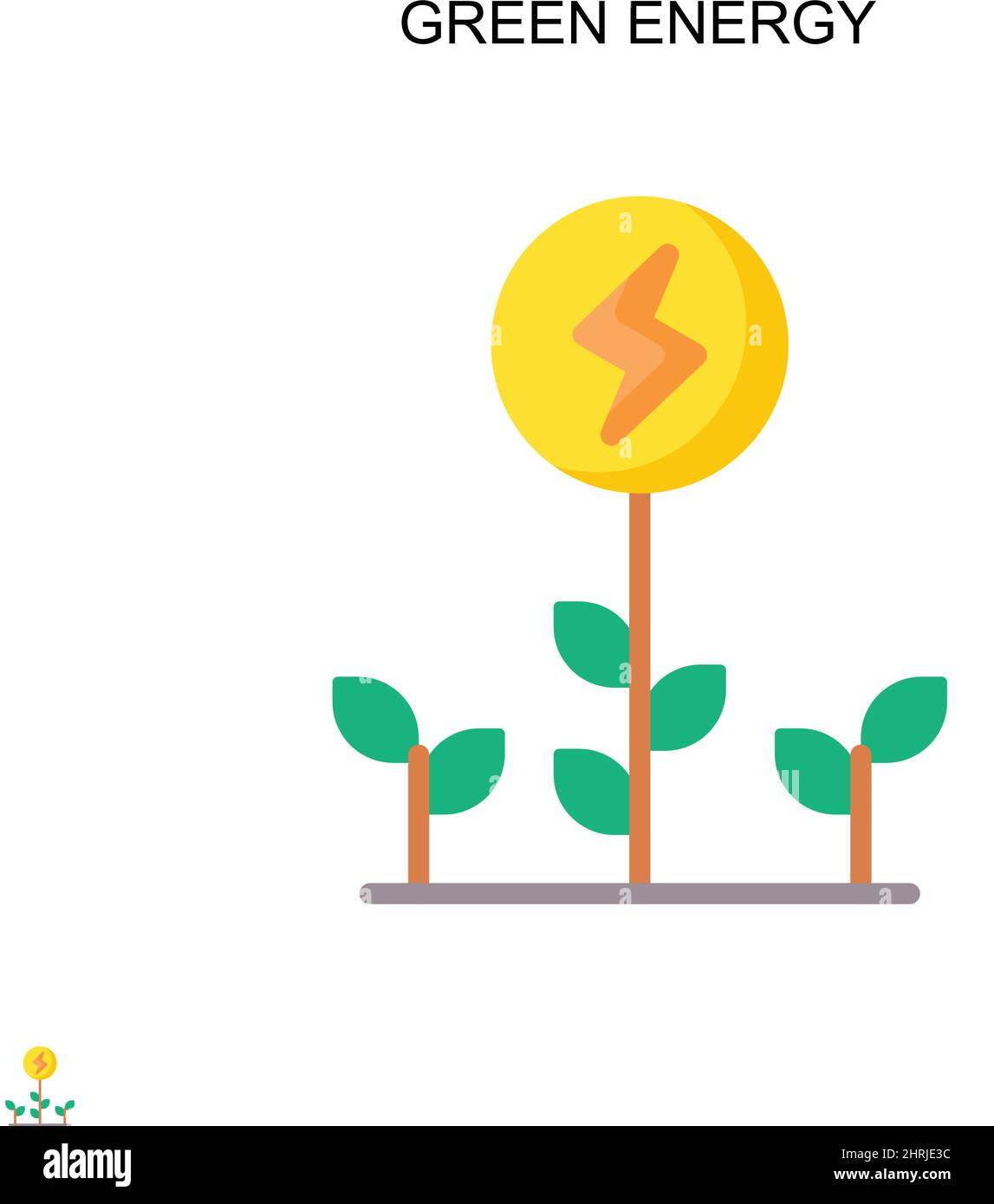 Clean energy power plant Stock Vector Images - Alamy