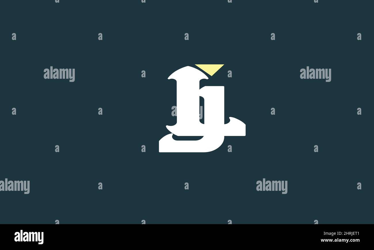 Alphabet letters Initials Monogram logo LJ, JL, L and J Stock Vector