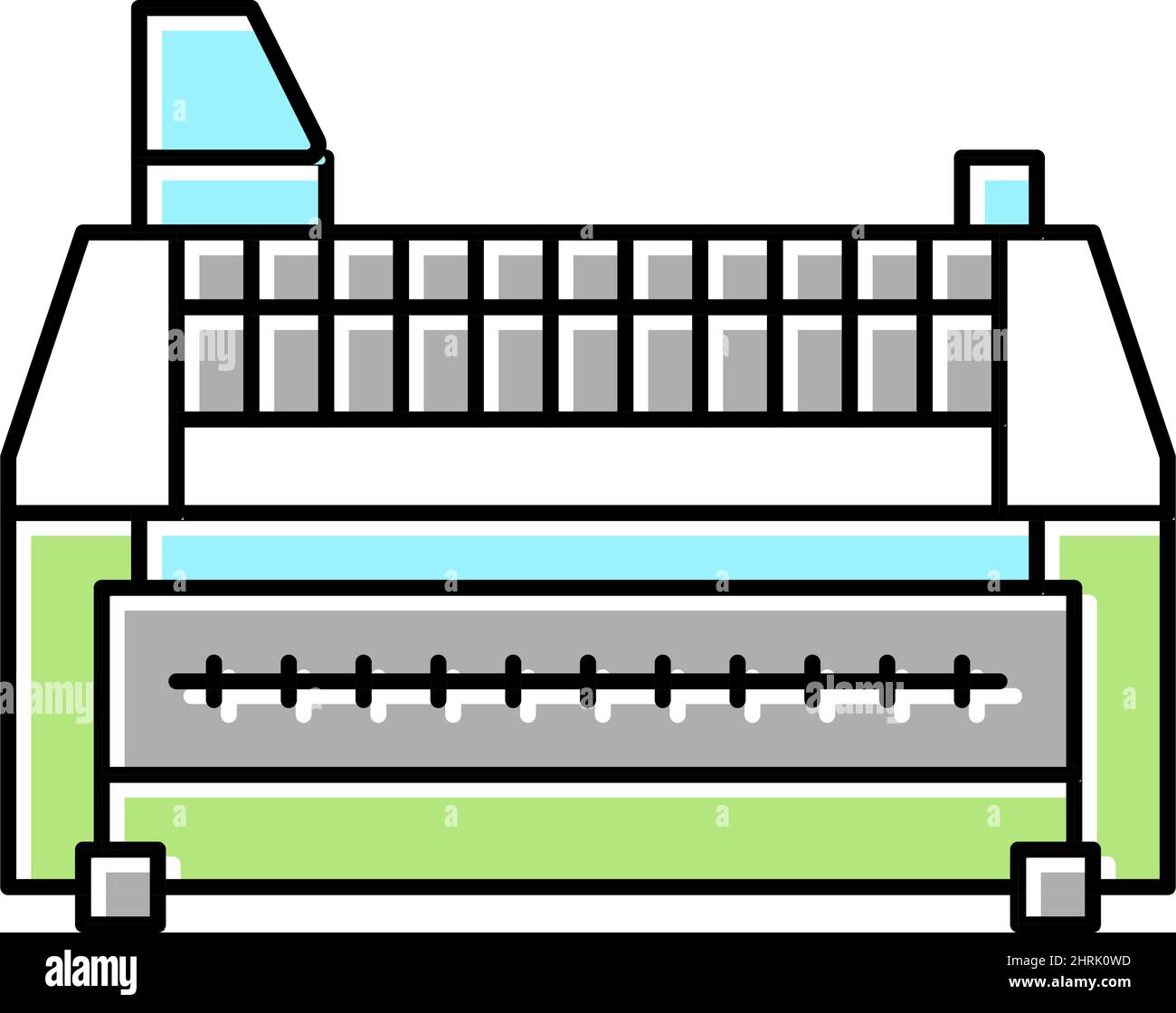 wheat separation industrial tool color icon vector illustration Stock ...