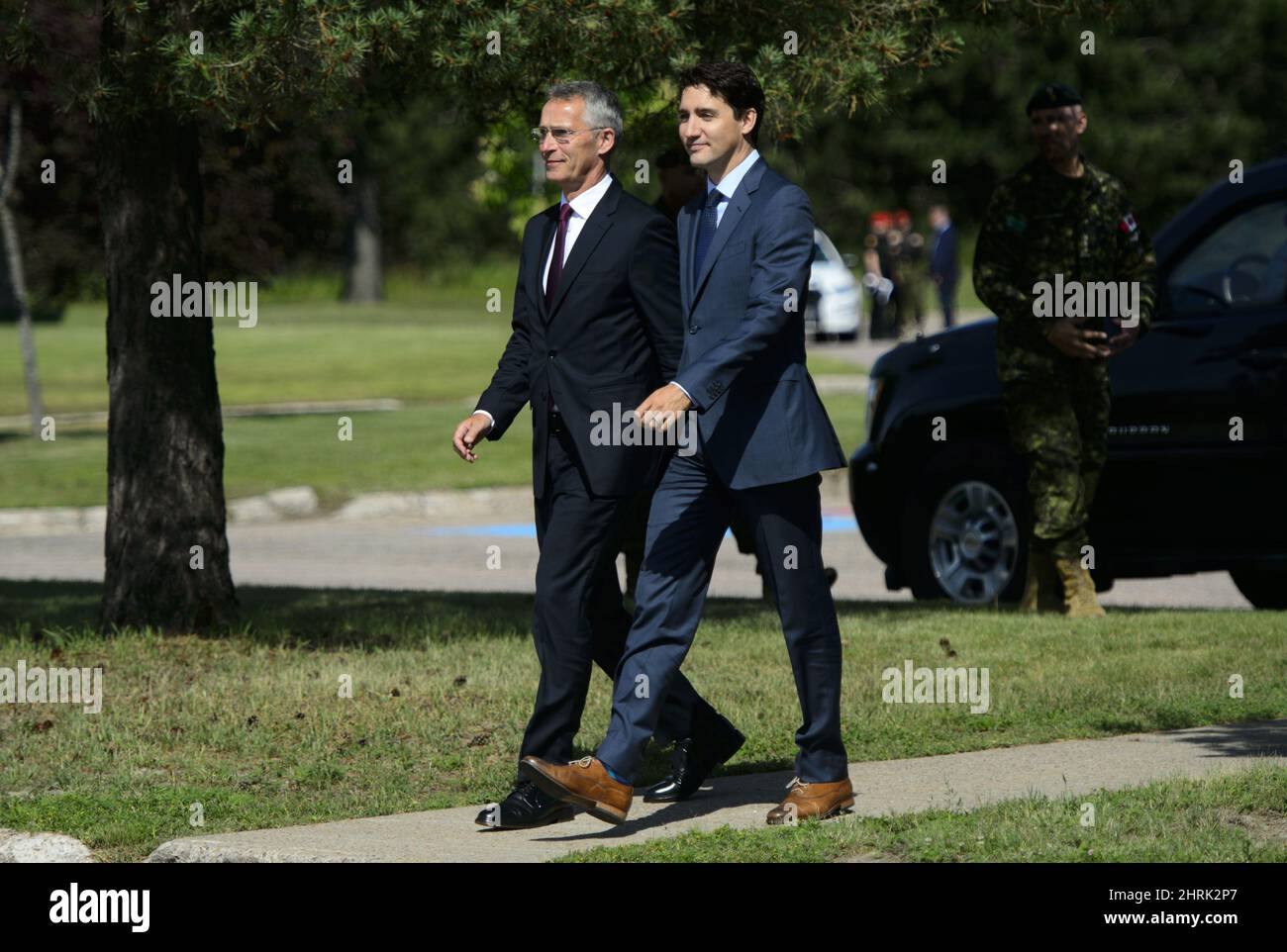 Prime Minister Justin Trudeau meets with Secretary General of the North ...
