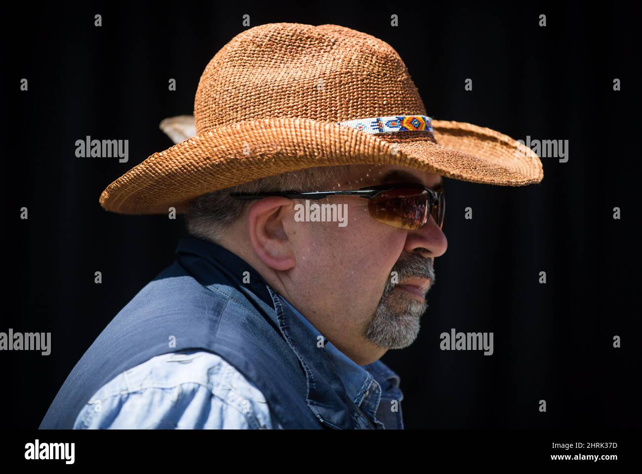 Chief Joe Alphonse Tribal Chair Of The Tsilhqot In National Government Pauses While Speaking During A Ceremony To Commemorate The Wrongful Trial And Hanging Of Chief Ahan In New Westminster B C On Thursday