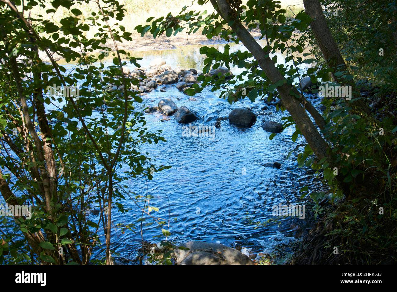 Hiking trails in the Kettle Moraine area of Wisconsin, USA Stock Photo