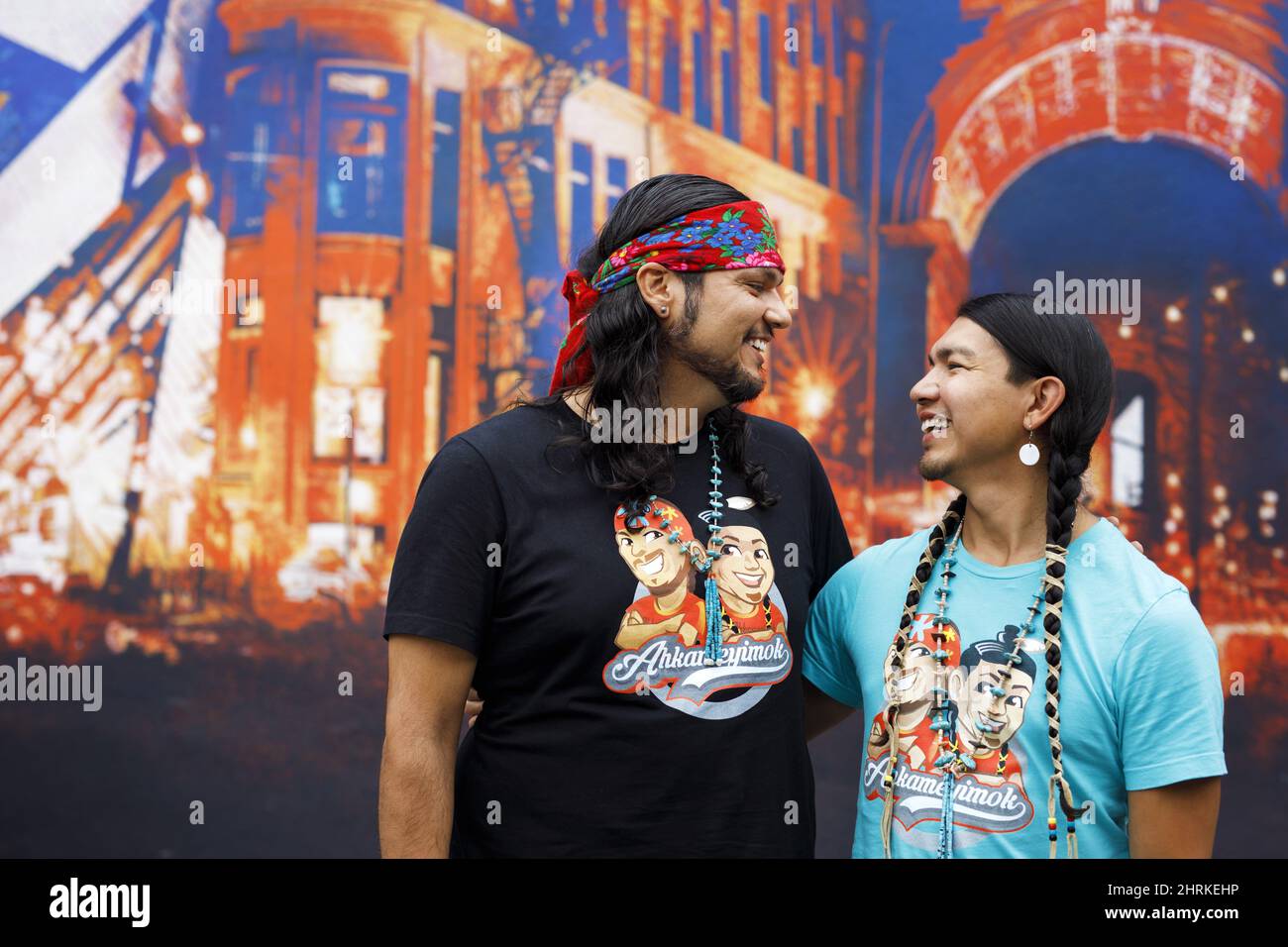 Amazing Race Canada contestants Anthony Johnson, left, and Dr. James