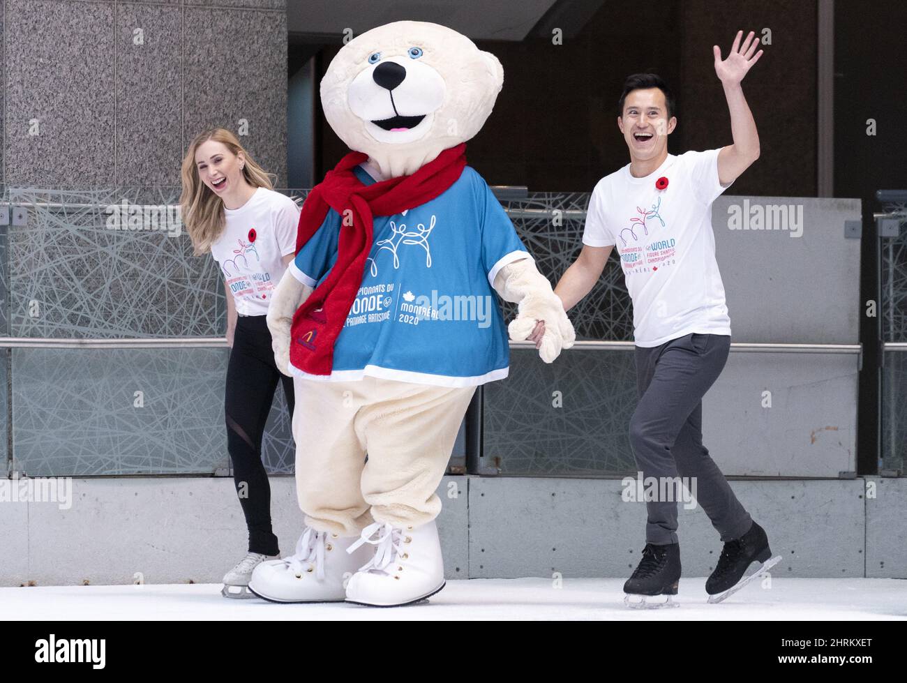 Axel Rochette Canadian figure skaters Patrick Chan and Joannie Rochette skate onto ...