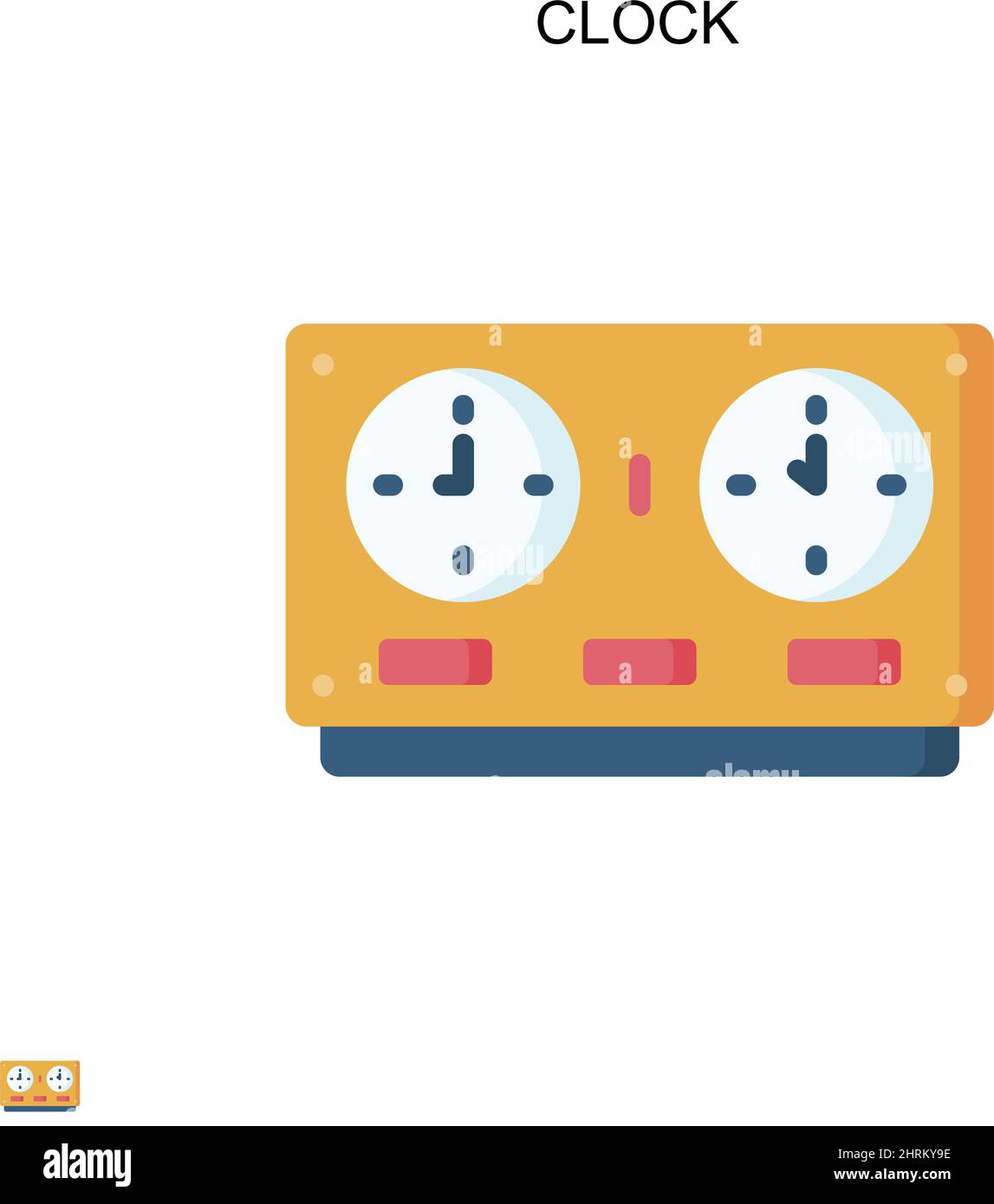 24 hour clock face illustration hi-res stock photography and images - Alamy