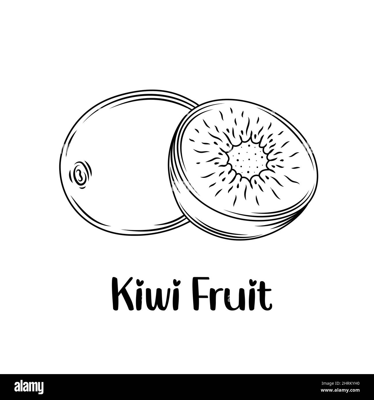 Just A Girl Who Loves Kiwis Sketchbook: Cute Funny Kiwi Lovers Sketch Book  | Kiwi Sketching